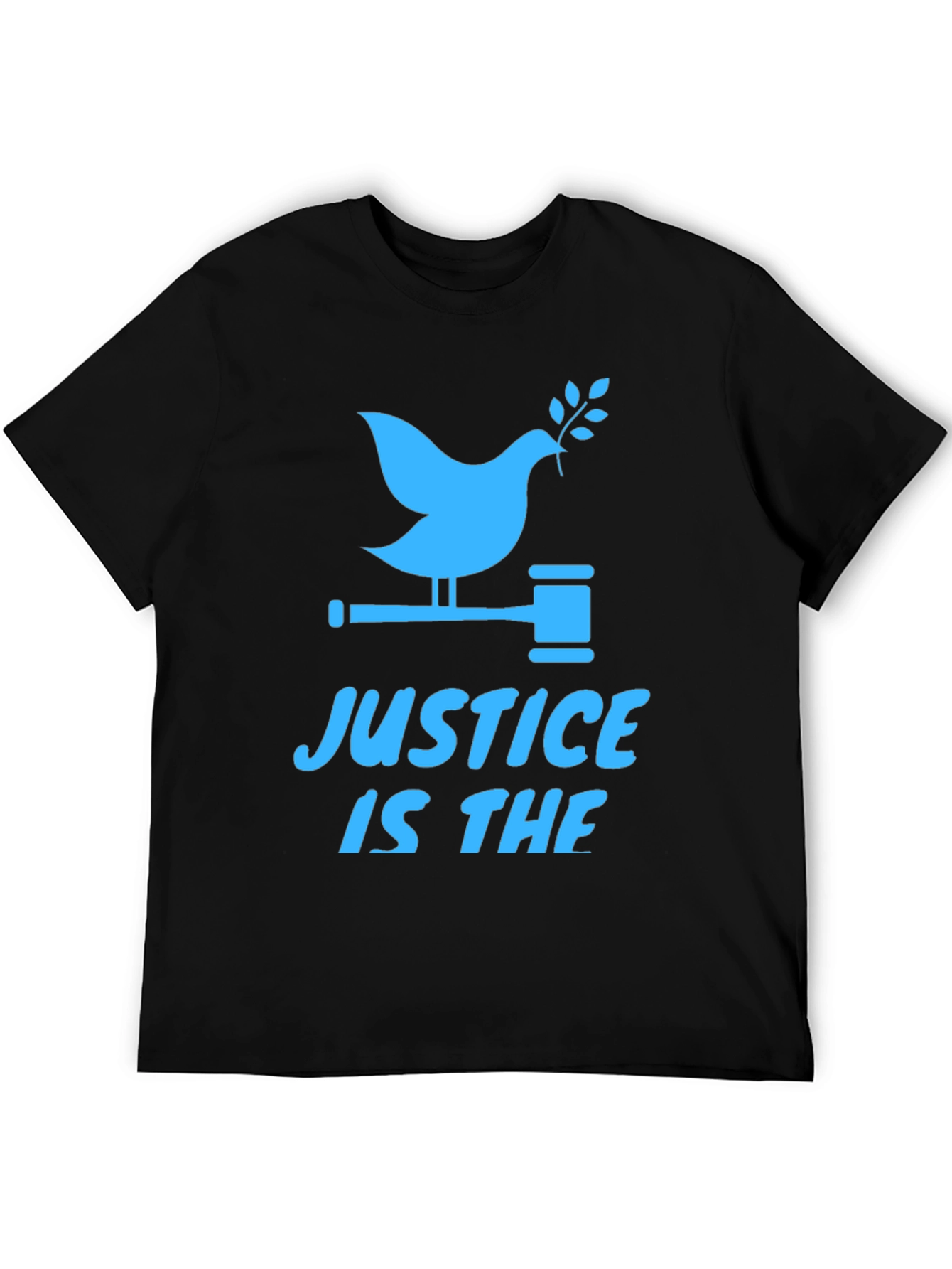 Black Justice Dove Graphic Tee - Black view 5