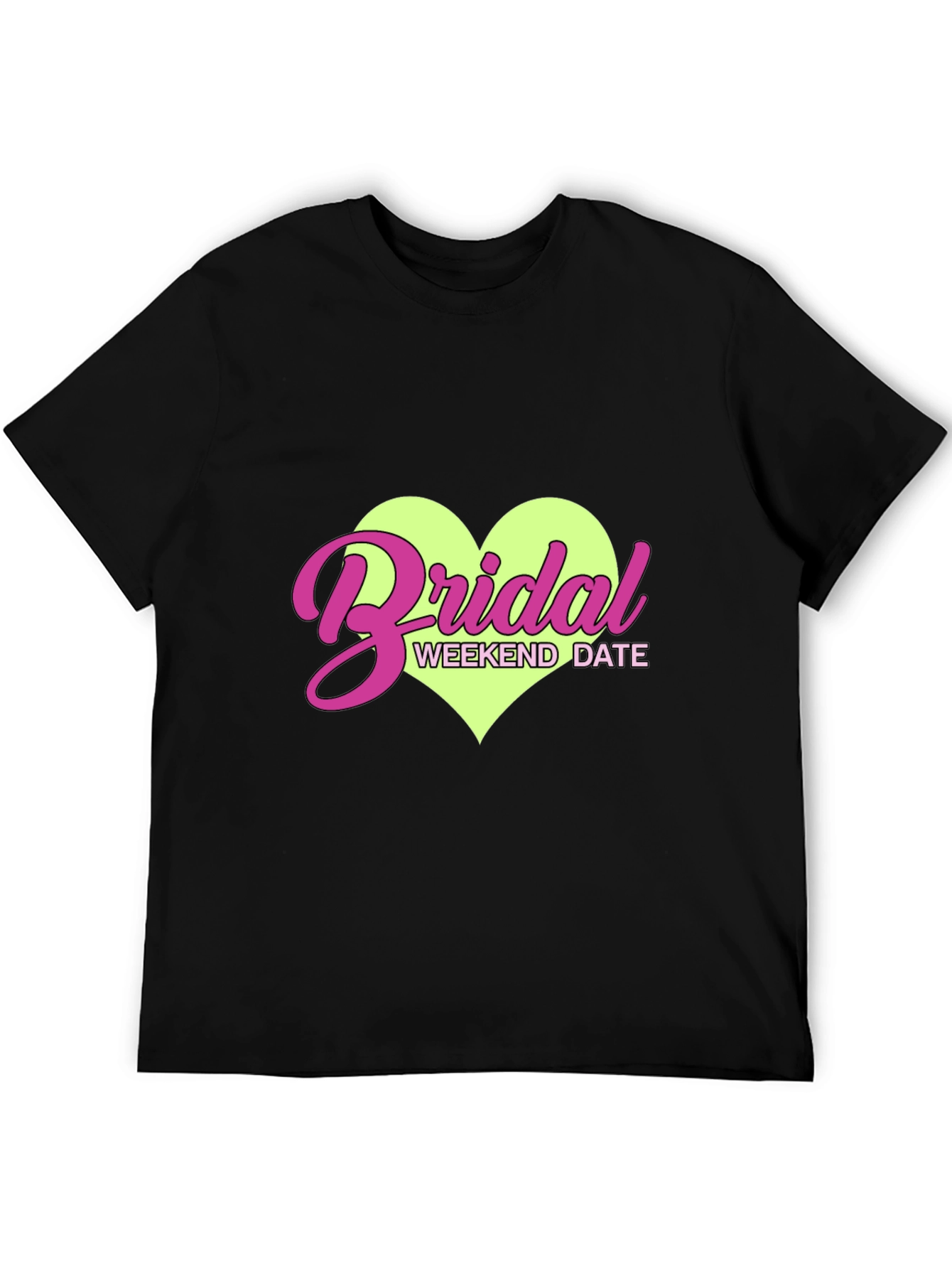 Black Bridal Weekend Date T-Shirt - Bachelorette Party Tee view 5
