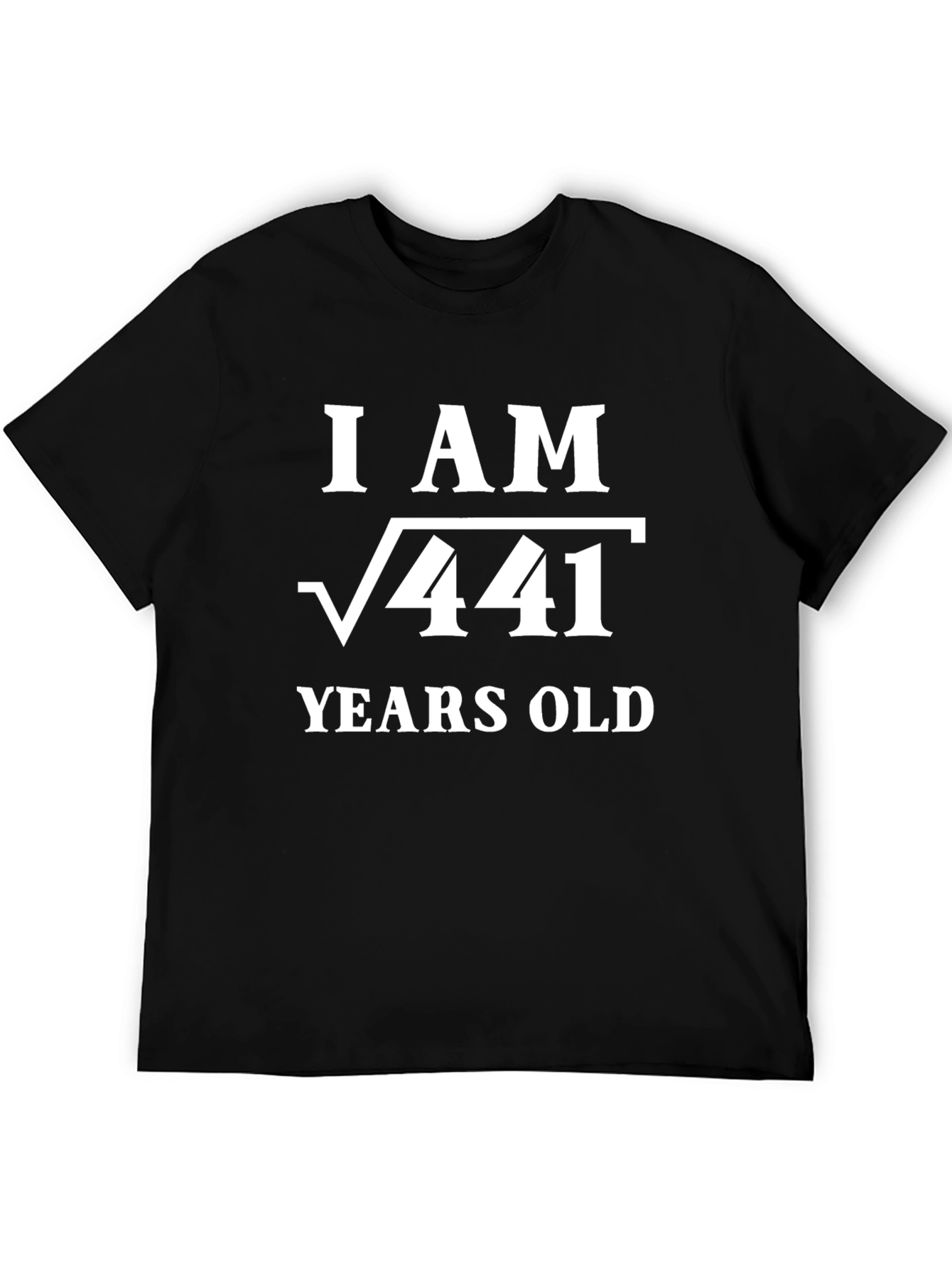 Black I AM √441 YEARS OLD Black T-Shirt view 5