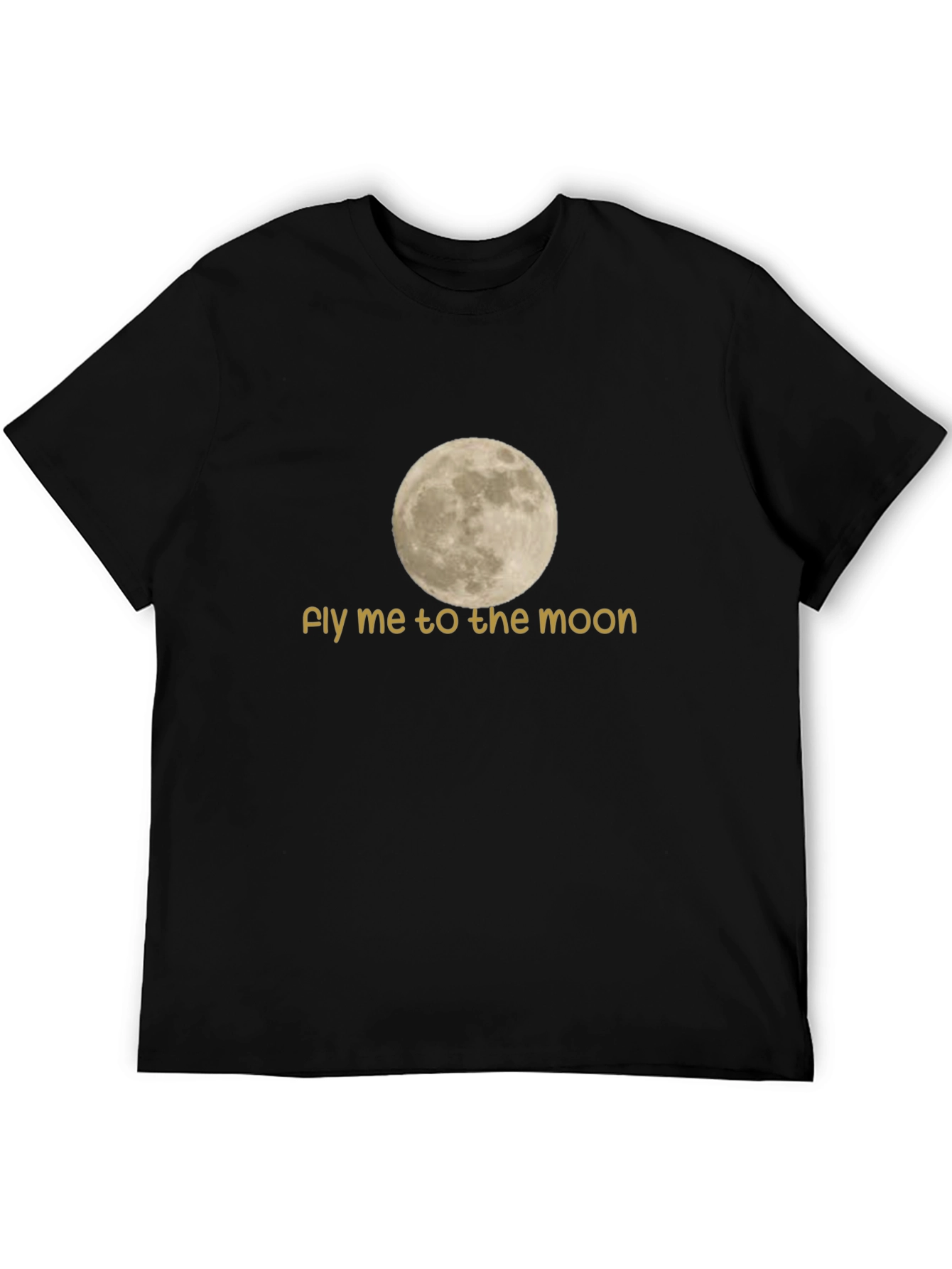 Black Fly Me To The Moon T-Shirt view 5