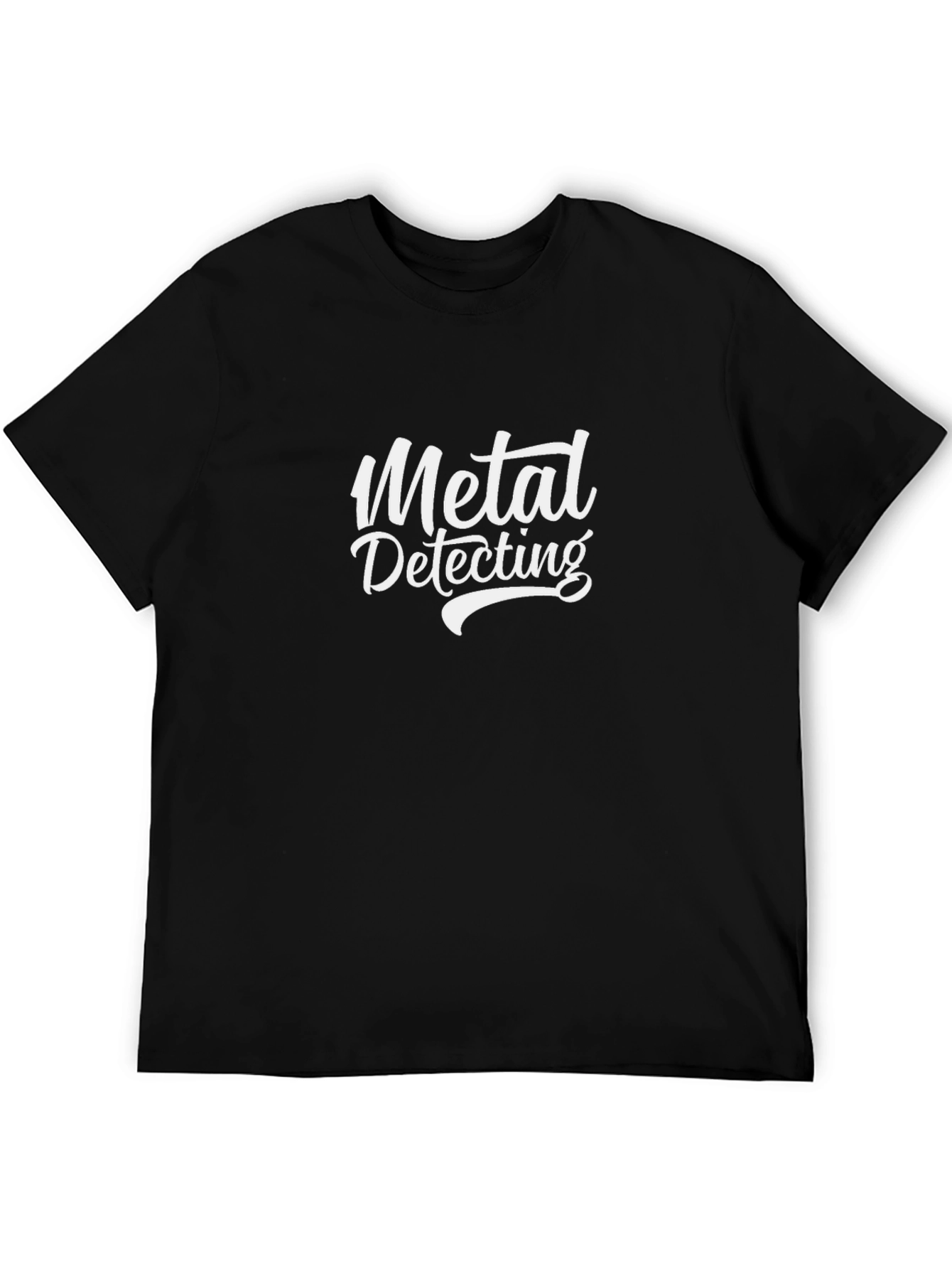 Black Metal Detecting T-Shirt - Black view 5