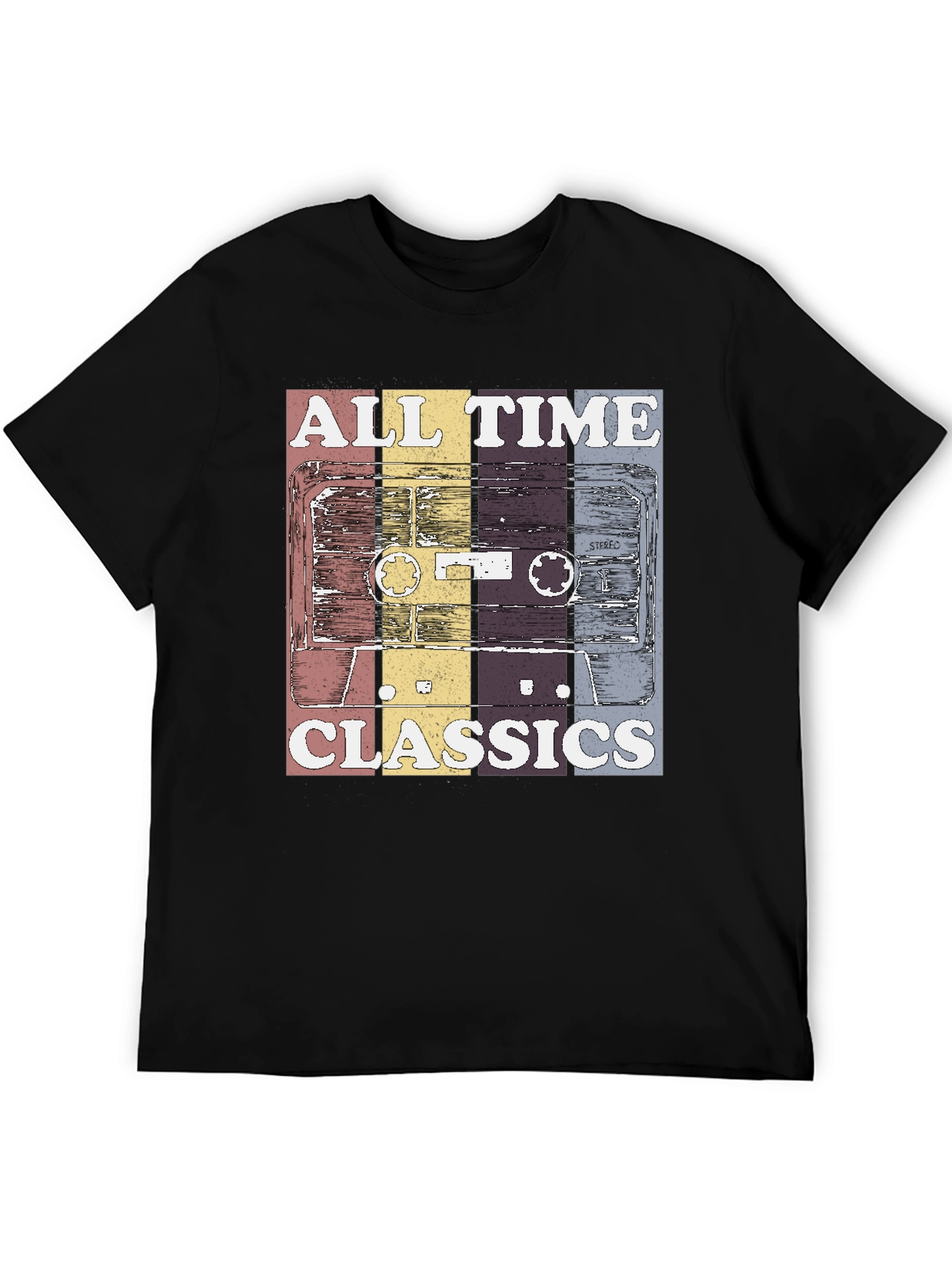 Black Retro "All Time Classics" Graphic Tee view 5