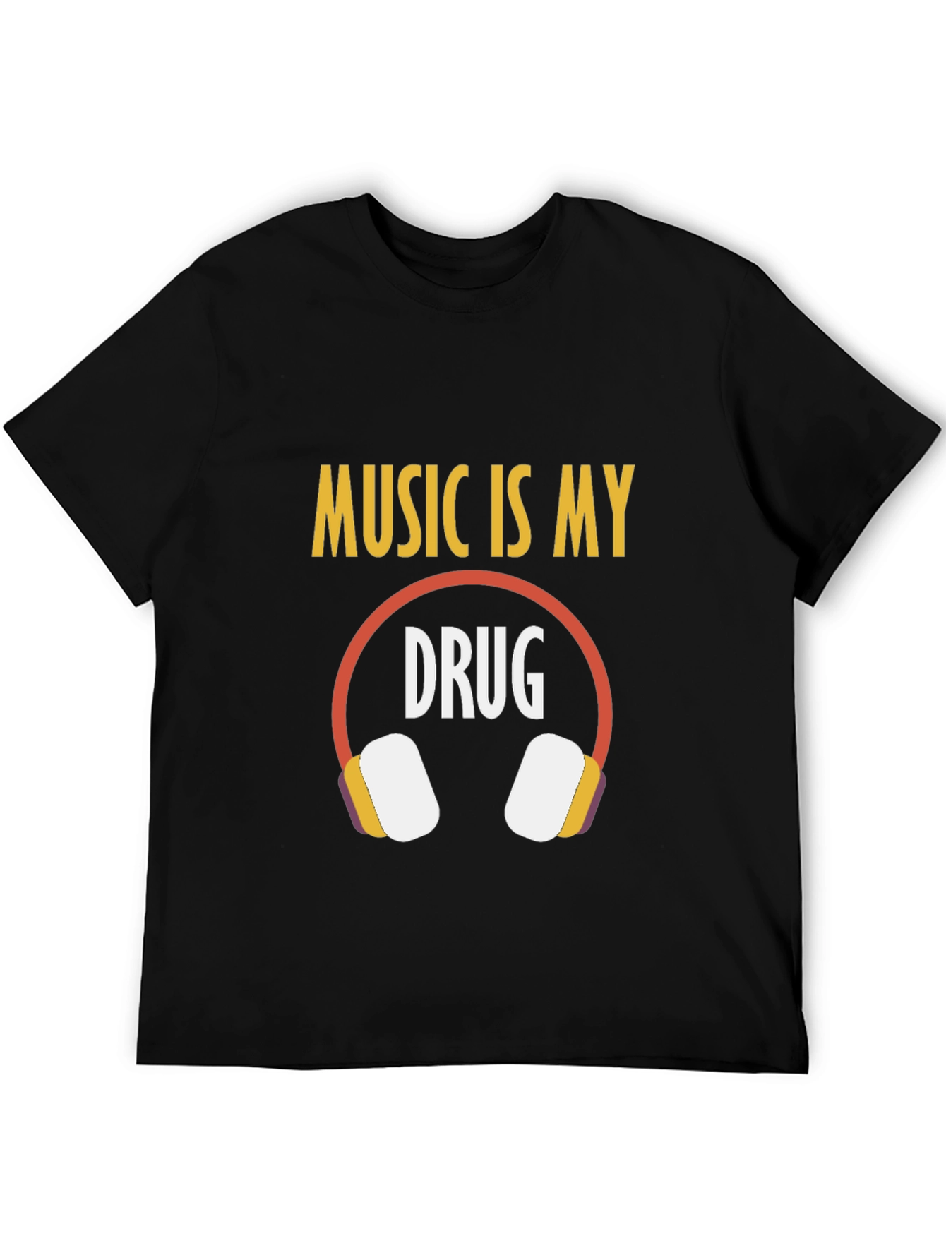 Black Music Is My Drug T-Shirt view 5