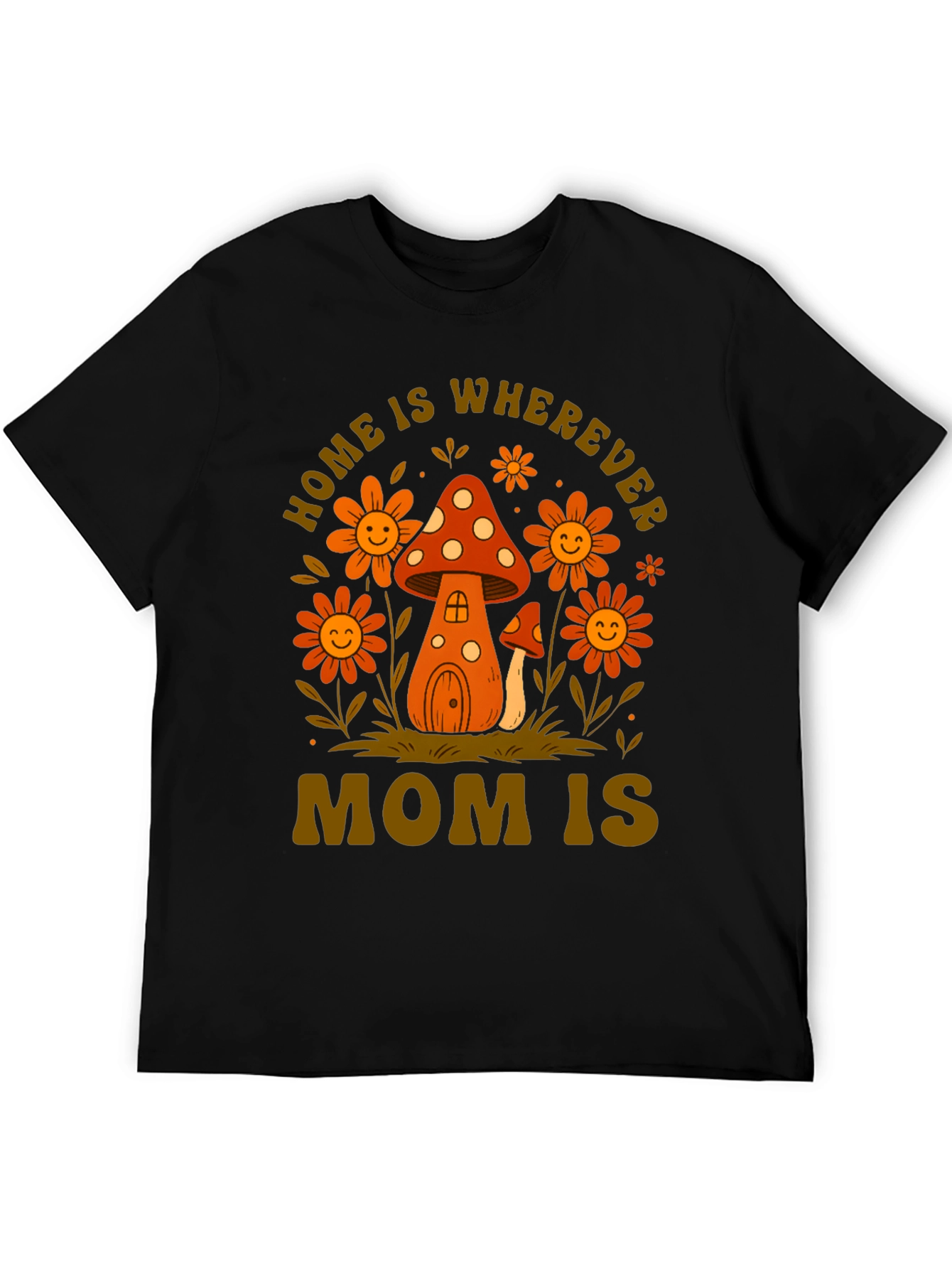 Black Home is Wherever Mom is T-Shirt view 5