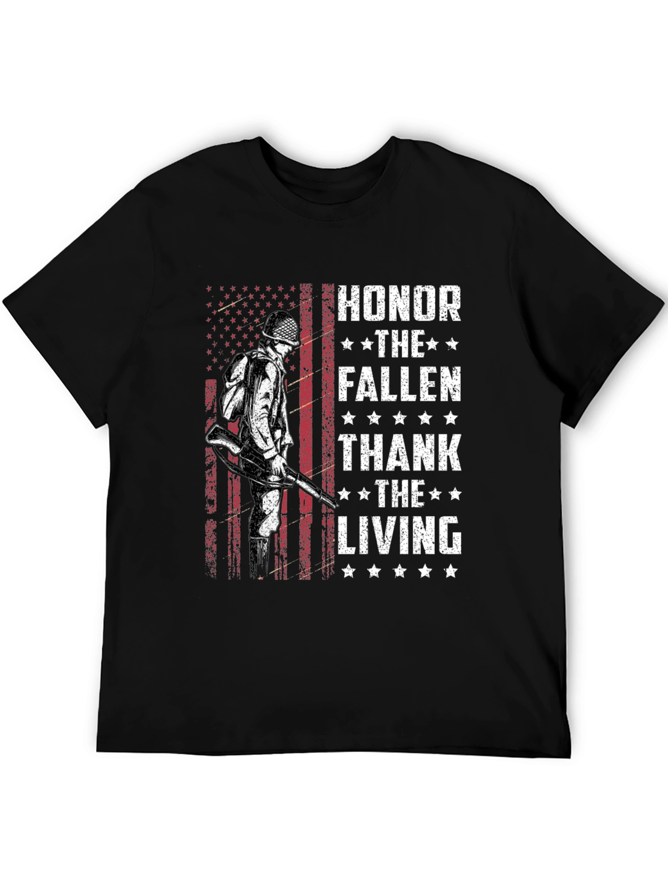 Honor the Fallen Thank the Living Graphic T-Shirt - 5