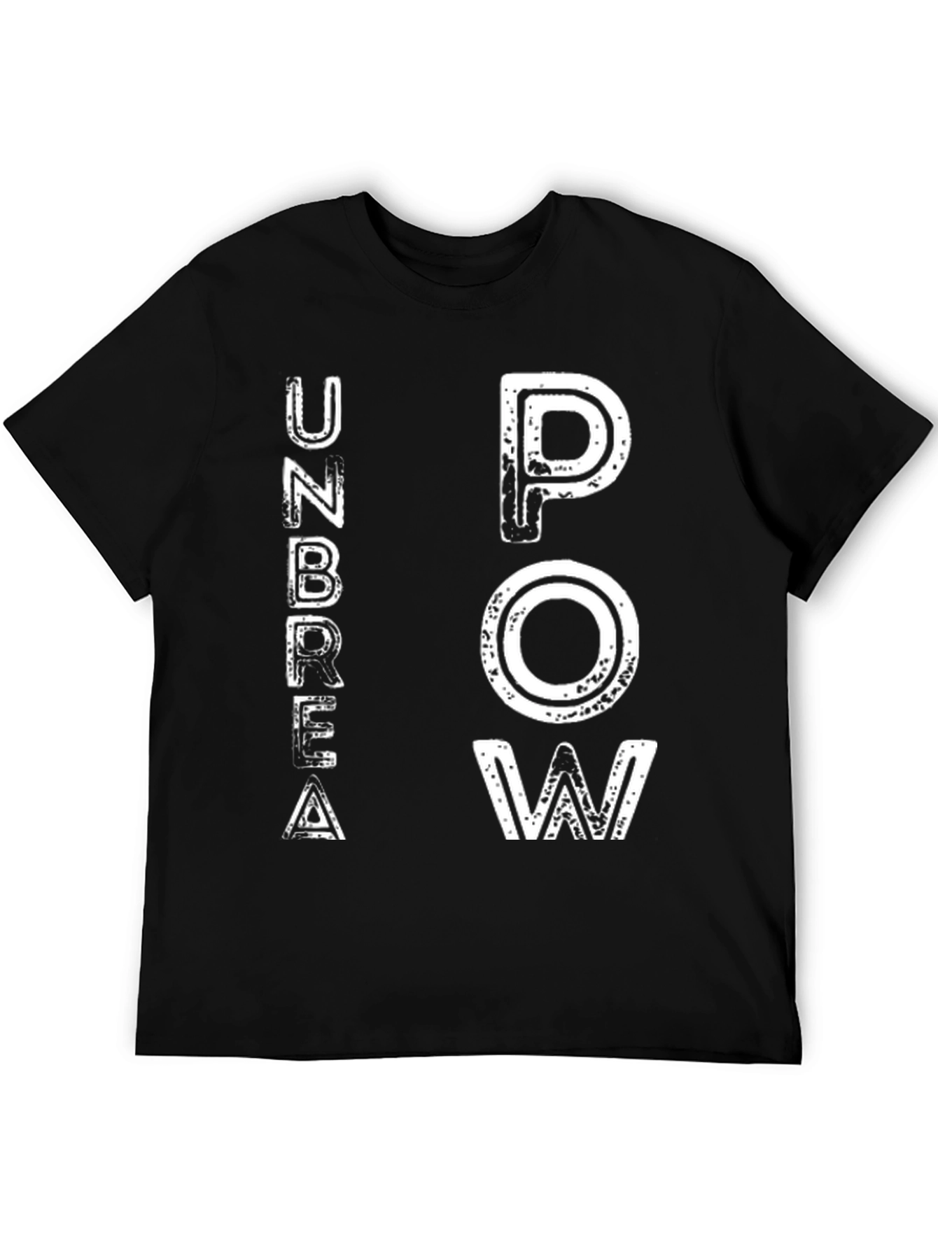 Black UNBREAK POW Graphic T-Shirt view 5