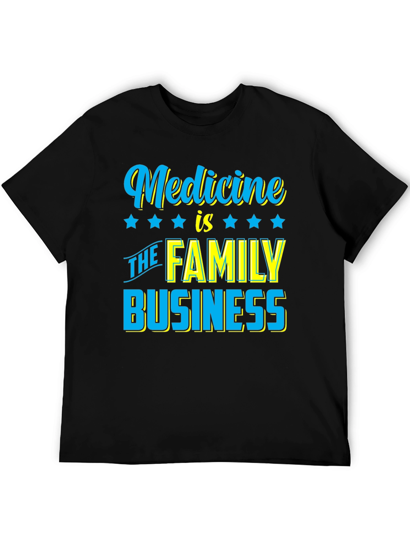 Black Medicine is The Family Business T-Shirt view 5
