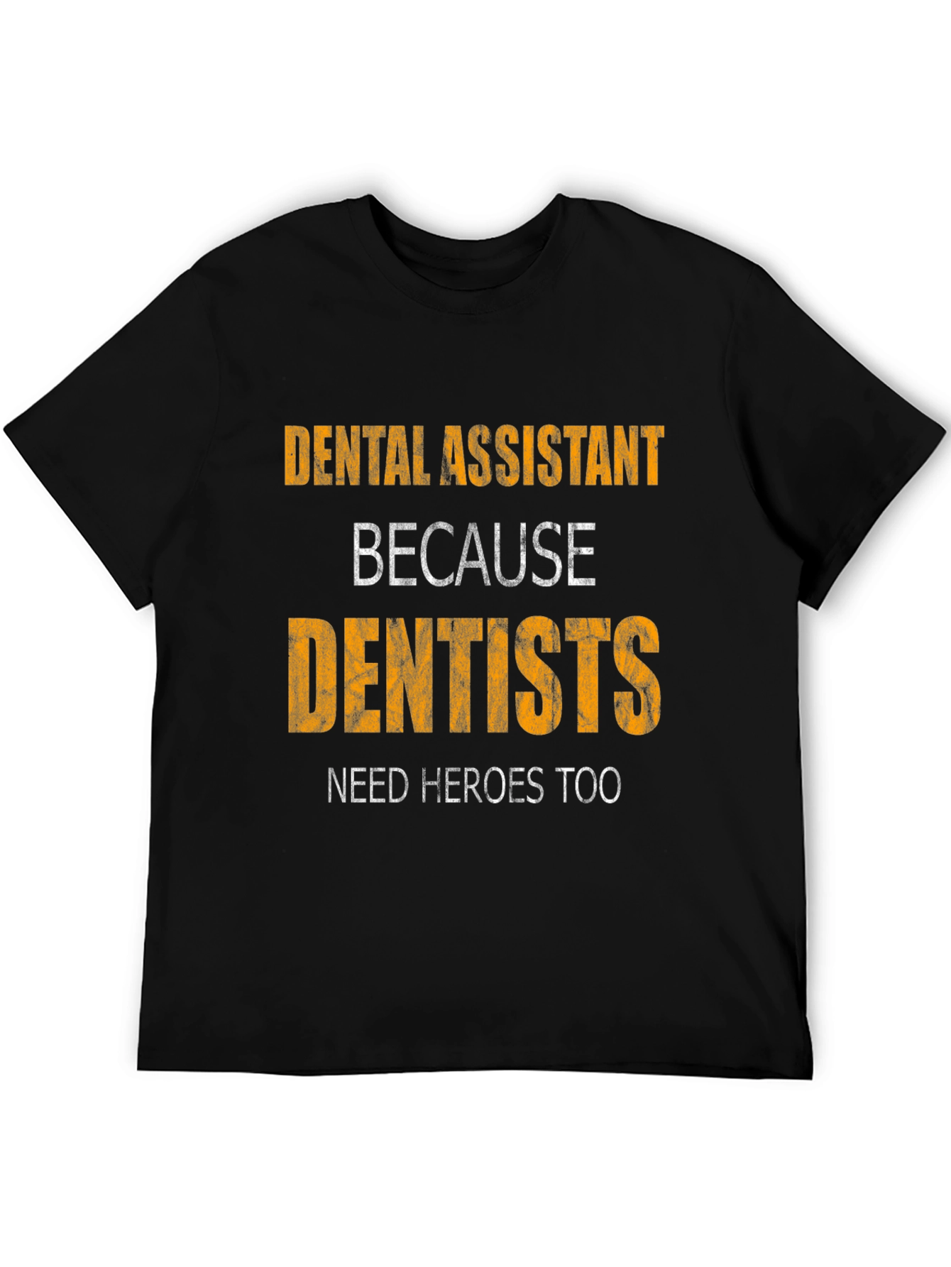 Black Dental Assistant Hero Tee view 5