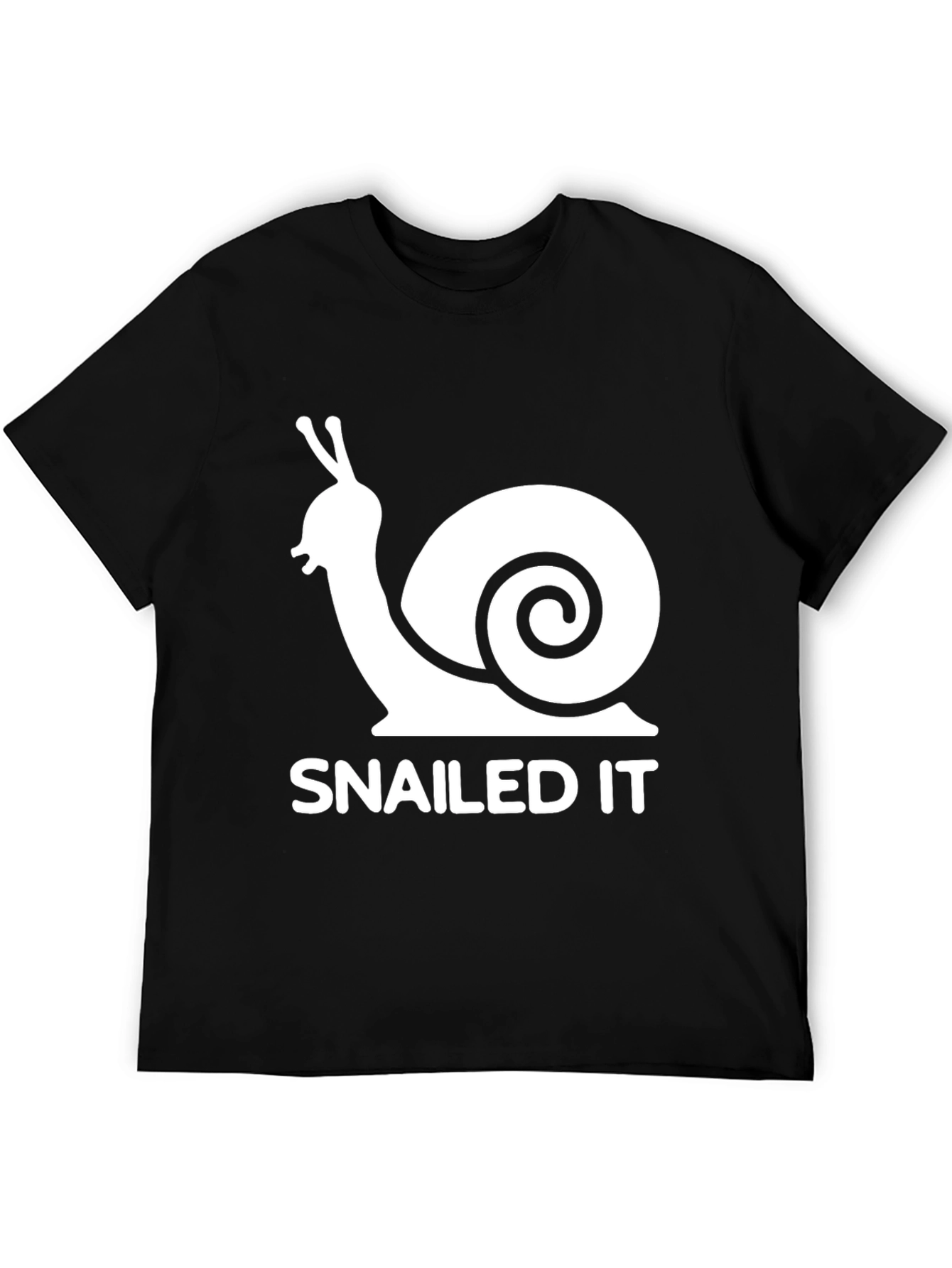 Black Snailed It Graphic T-Shirt - Black view 5