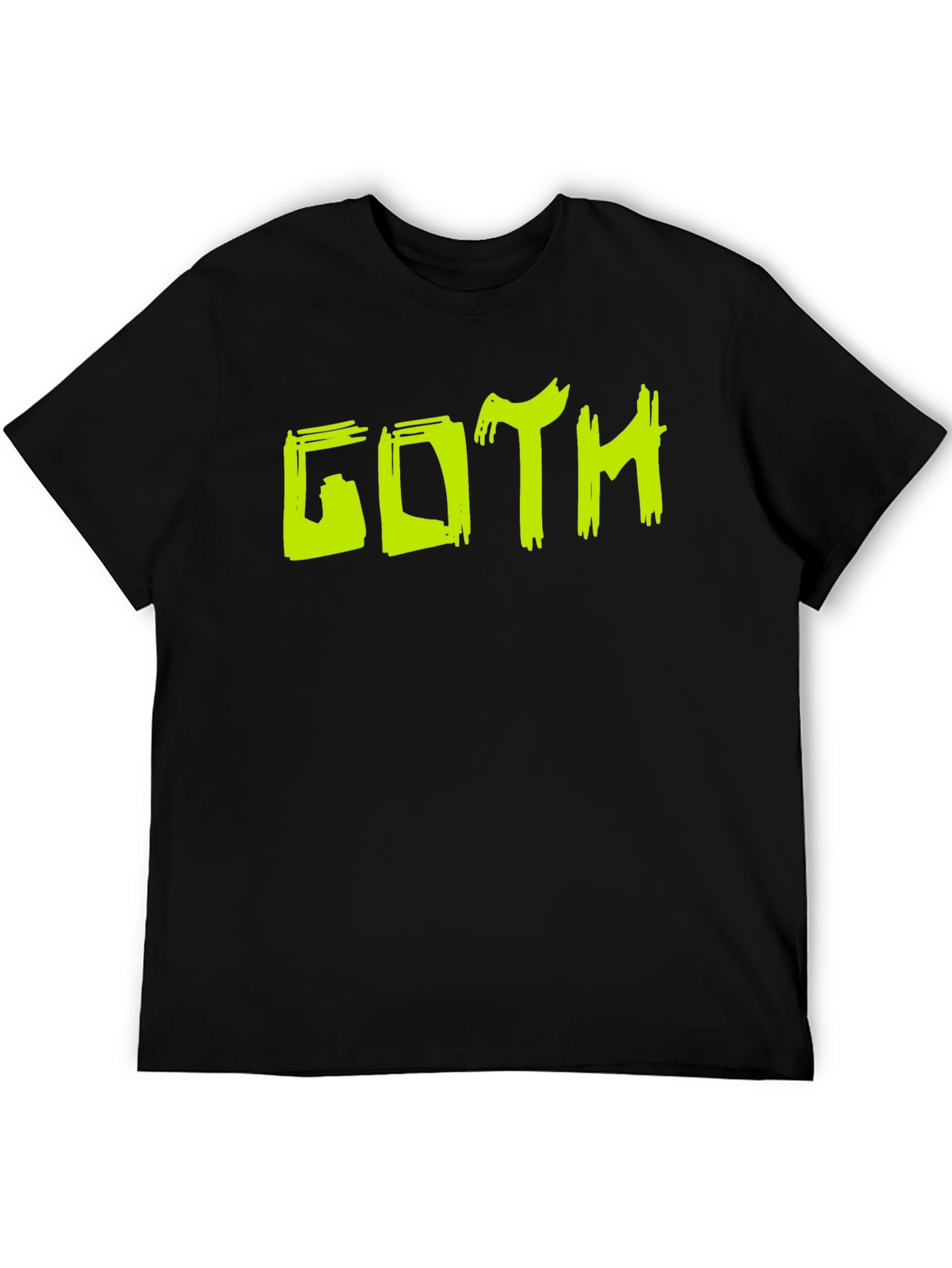 Black Goth Graphic Tee - Edgy Style view 5