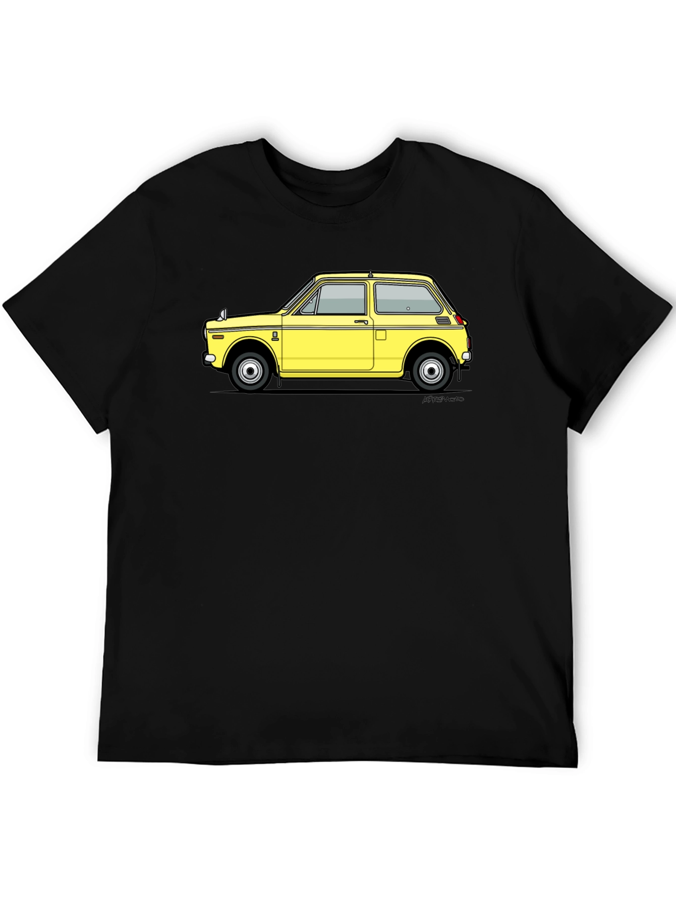 Black Retro Car Graphic T-Shirt - Stylish Auto Enthusiast Tee view 5