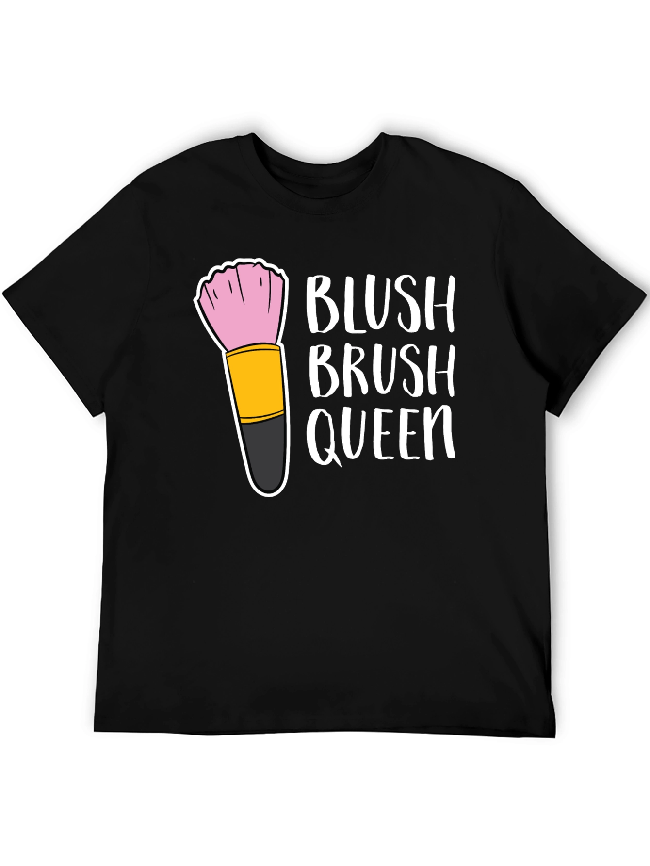 Black Blush Brush Queen Graphic Tee view 5