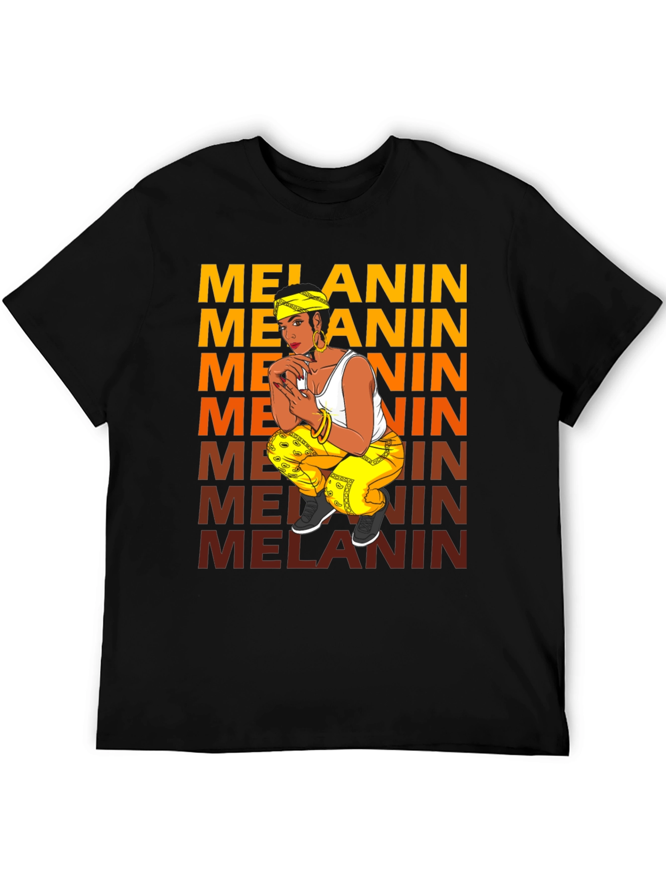 Black Melanin T-Shirt view 5