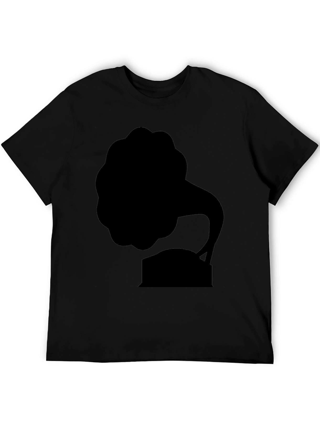 Black Retro Phonograph Black T-Shirt Vintage Music Style view 5