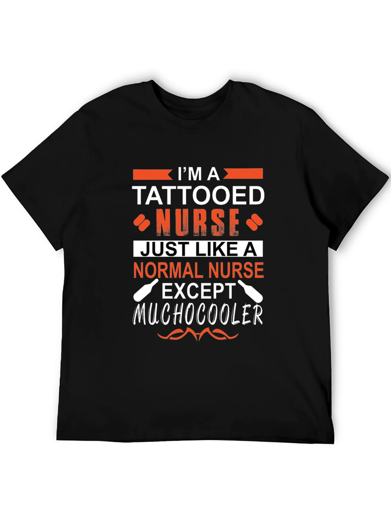 Tattooed Nurse Graphic T-Shirt - Unique Nurse Apparel - 5