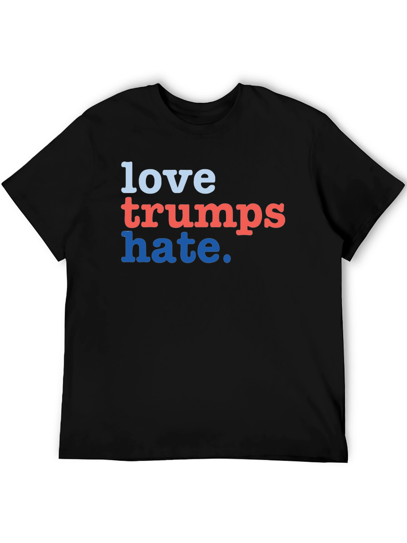Black Love Trumps Hate Graphic Tee - Unisex view 5