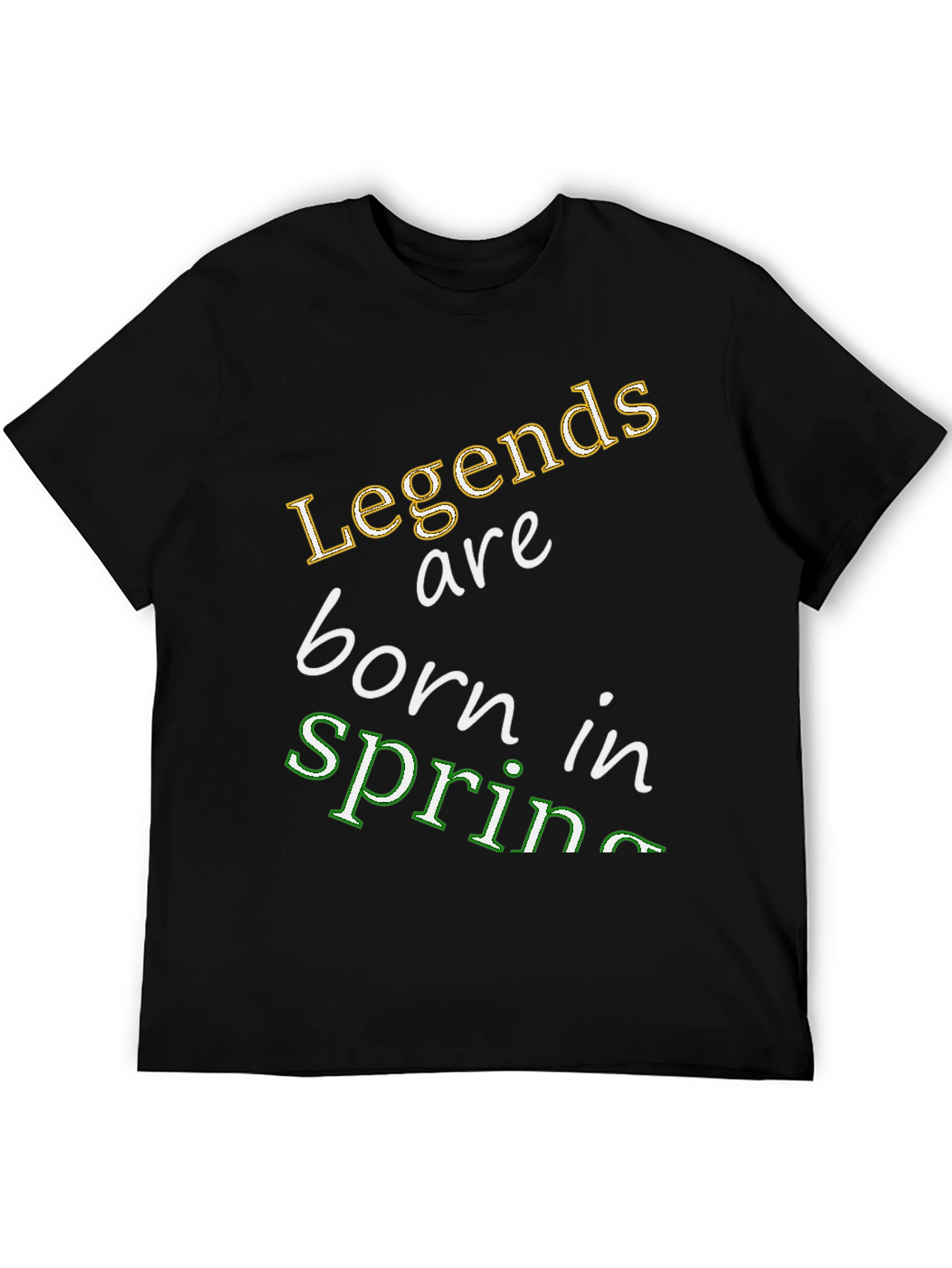 Black Legends are Born in Spring Graphic Tee view 5