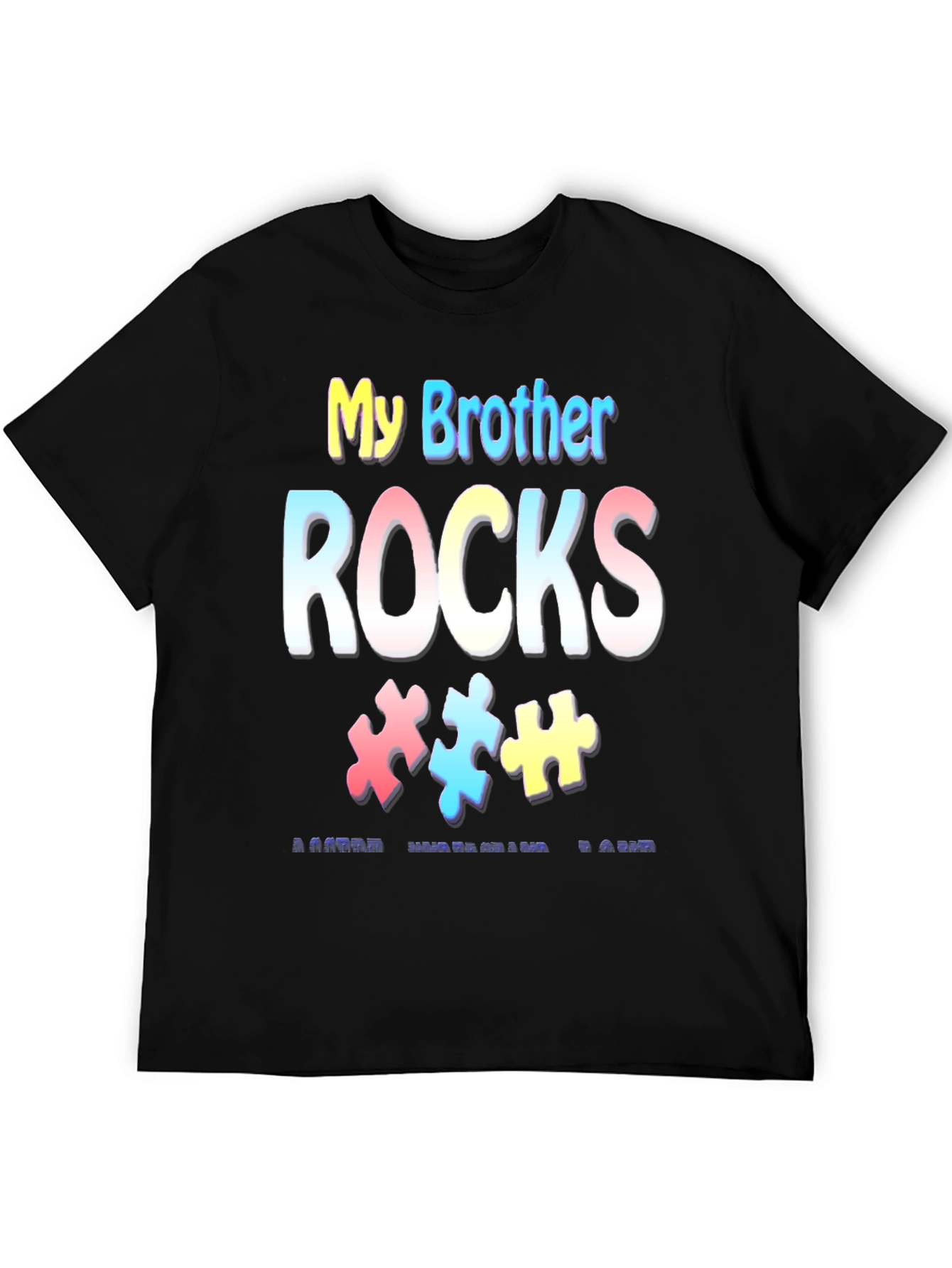 My Brother Rocks Autism Awareness T-Shirt - 5