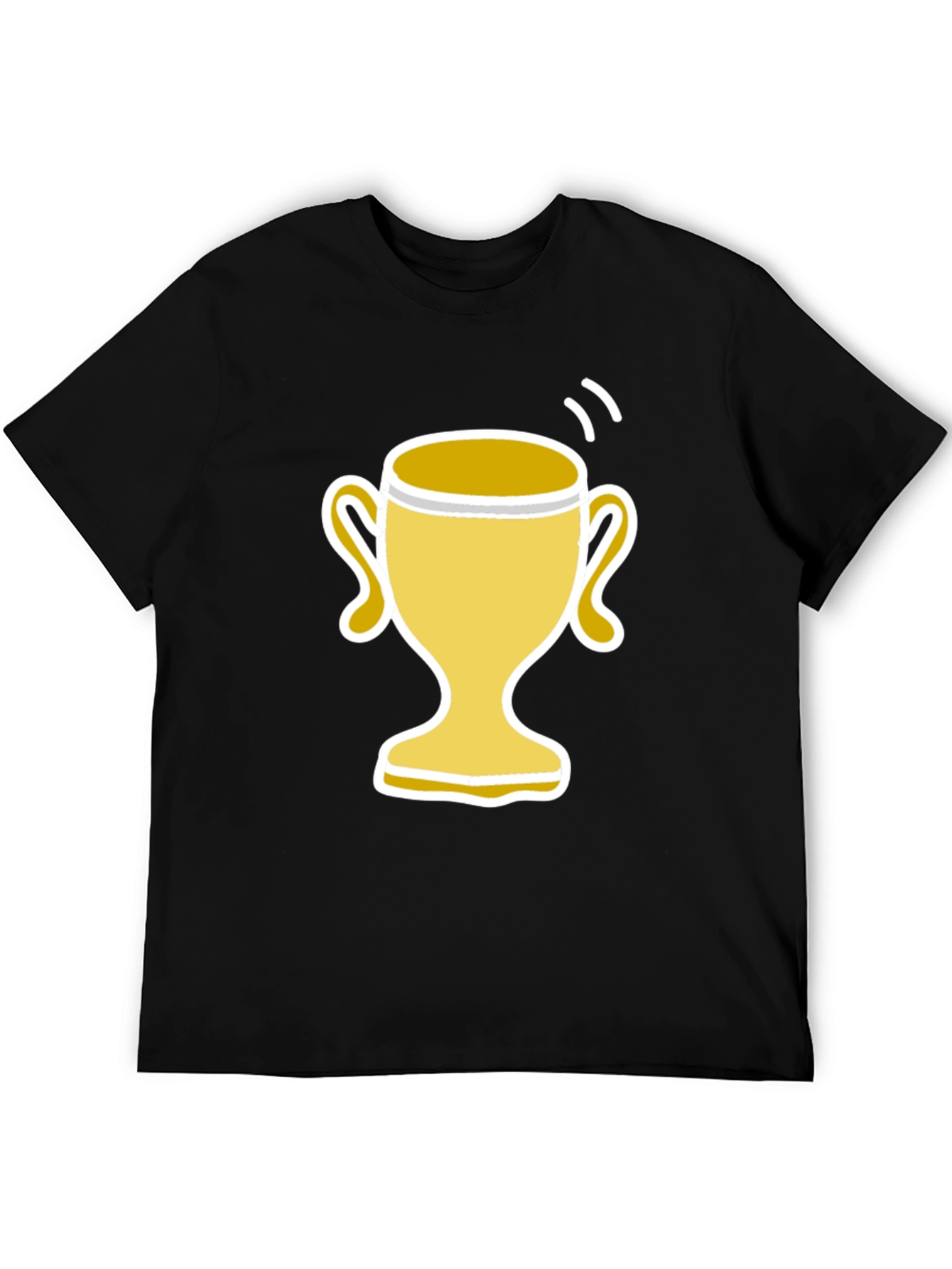 Black Trophy Graphic Black Tee - Winner's Choice! view 5