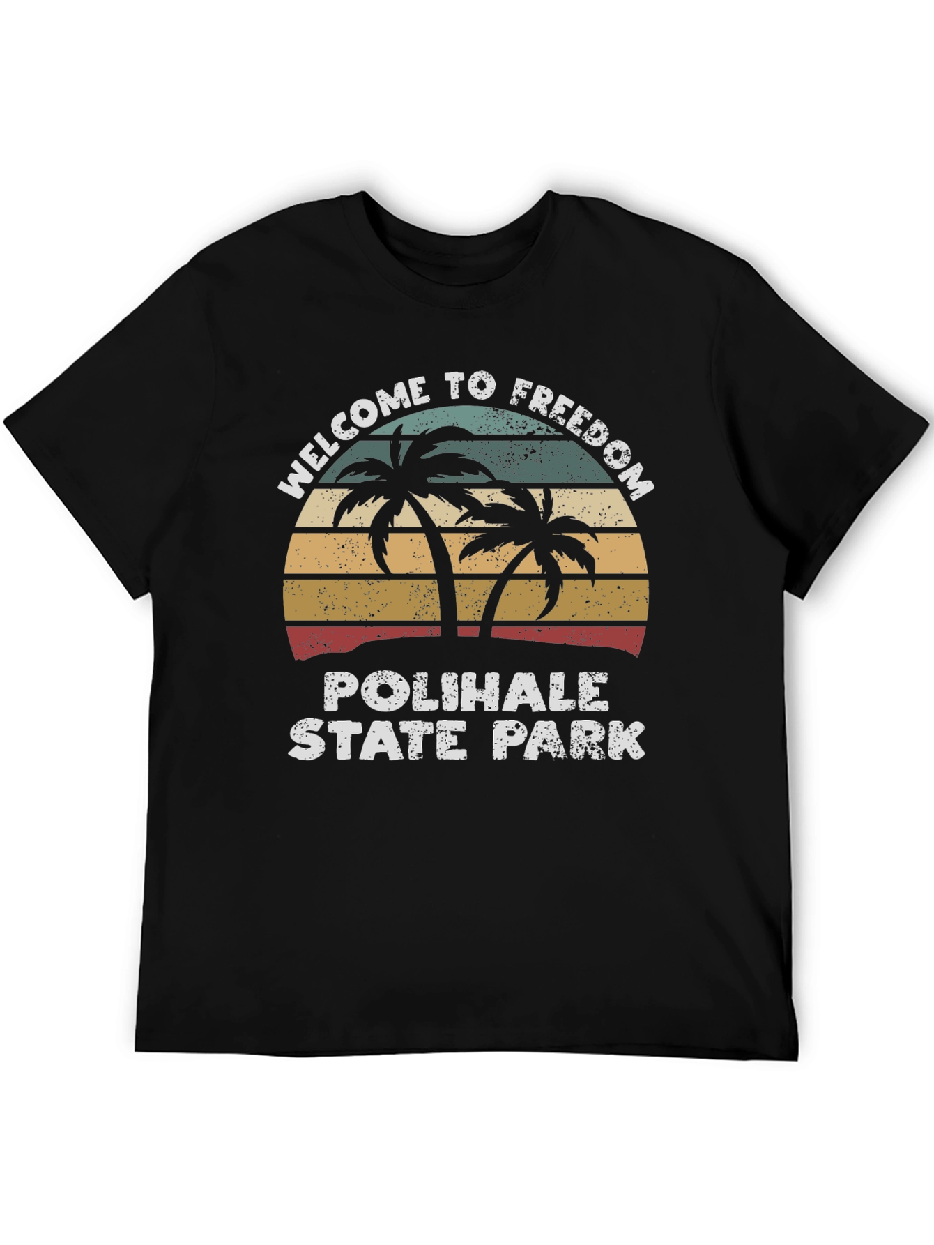 Black Polihale State Park Graphic Tee view 5