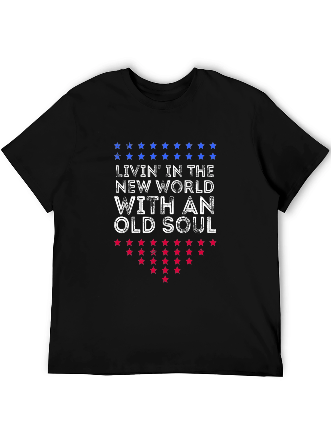 Black Living in the New World With An Old Soul T-Shirt view 5