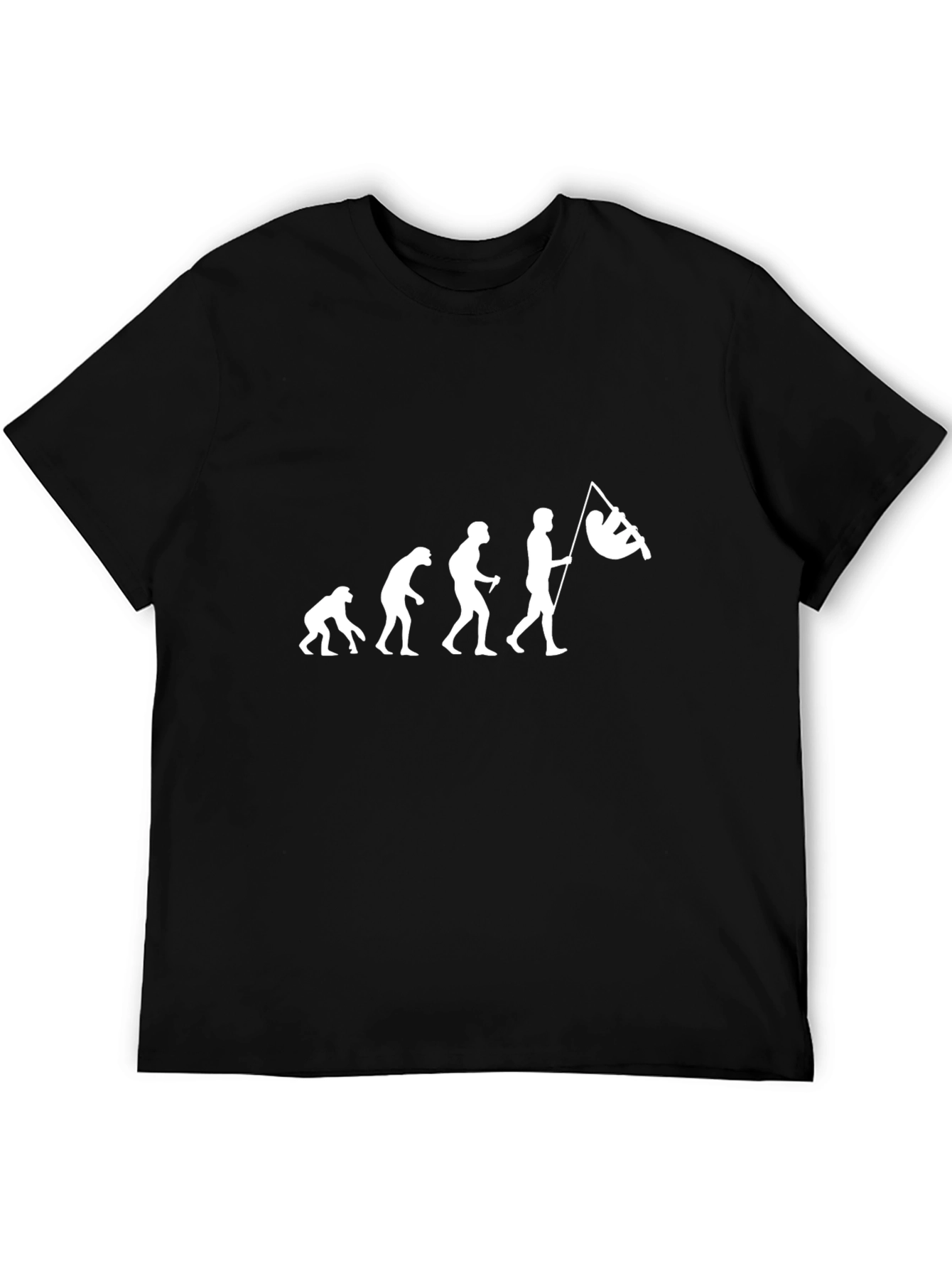 Black Evolution Sloth T-Shirt - Funny Graphic Tee view 5