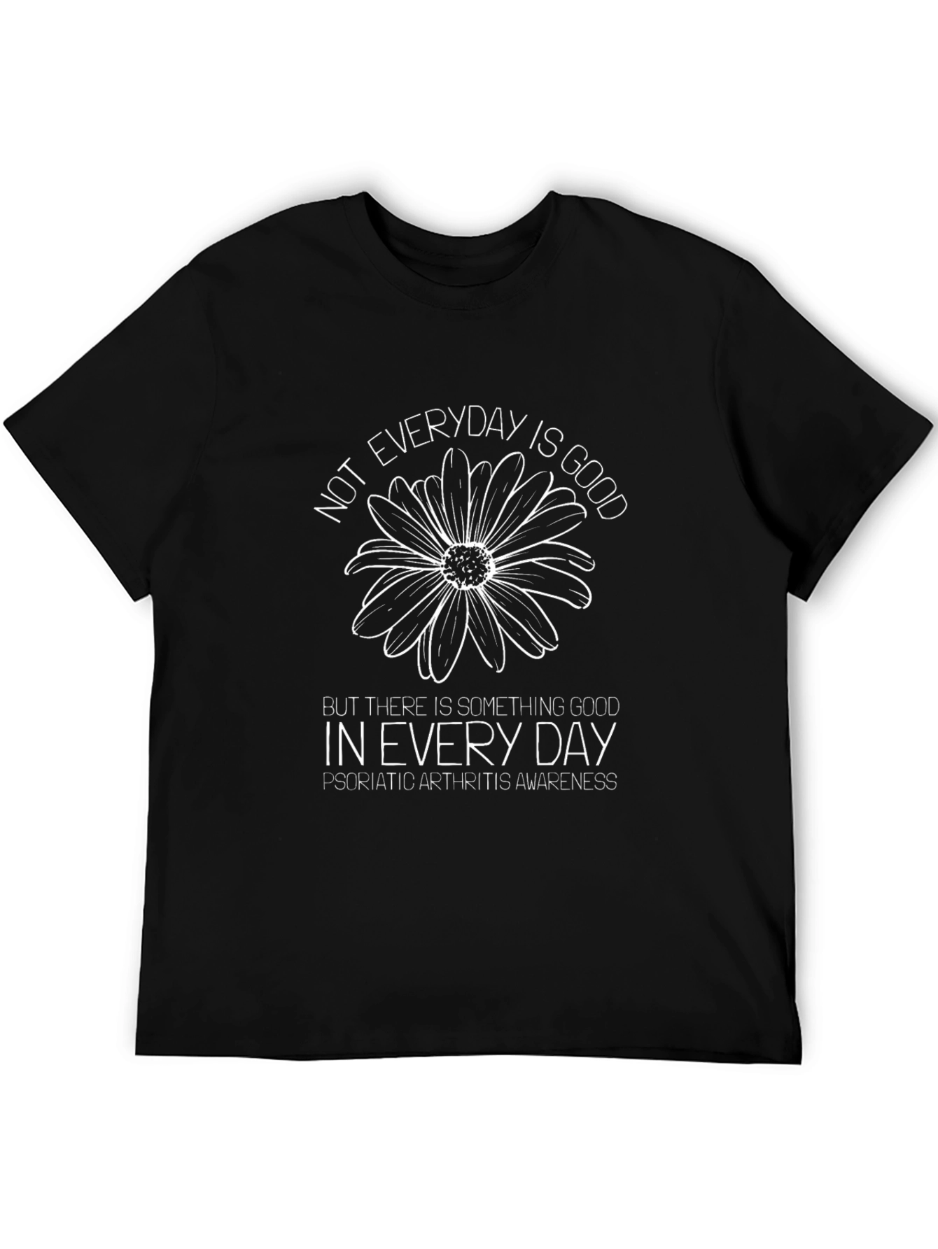 Black Psoriatic Arthritis Awareness T-Shirt view 5