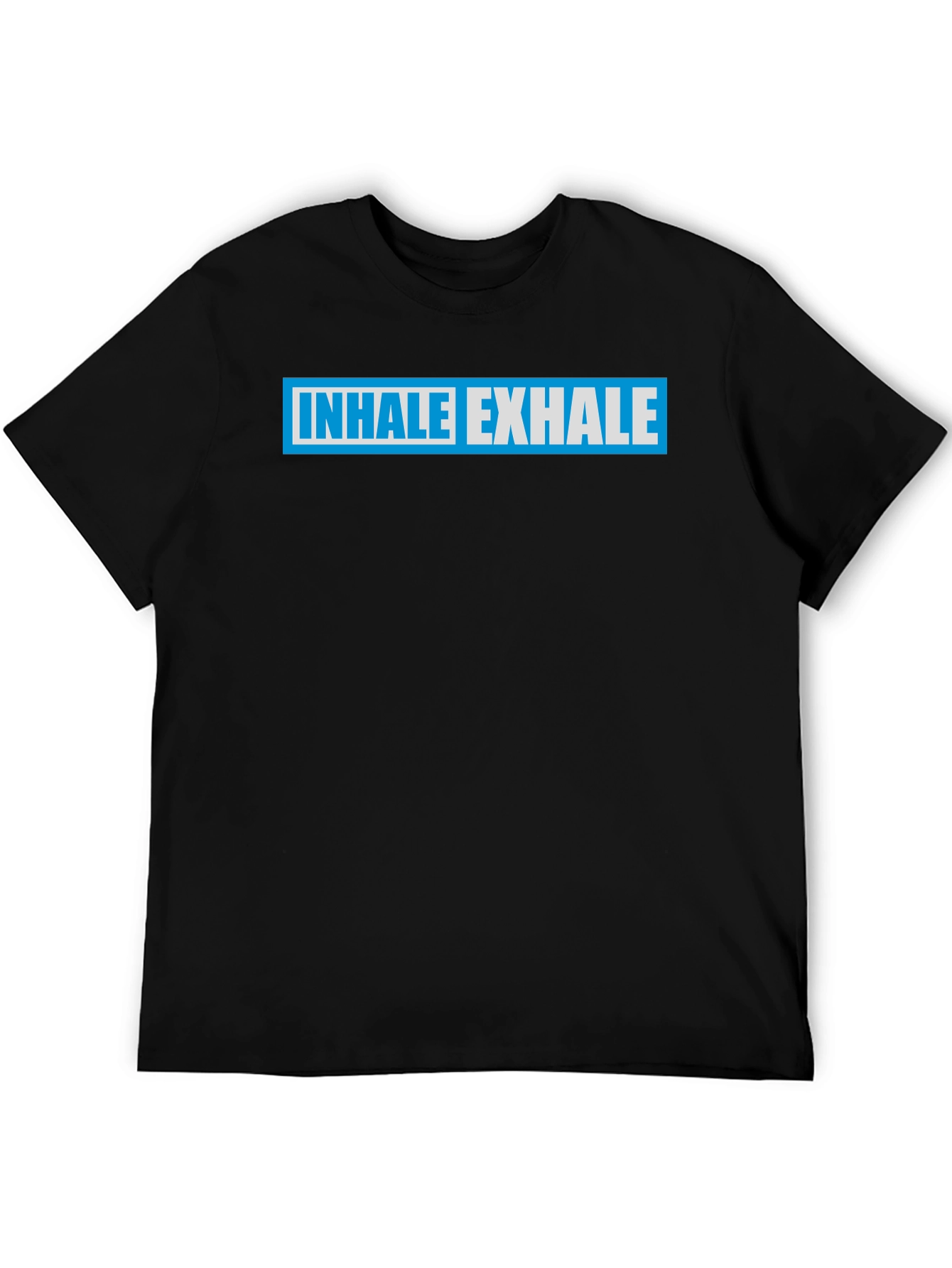 Black Inhale Exhale Graphic Tee - Black T-Shirt view 5