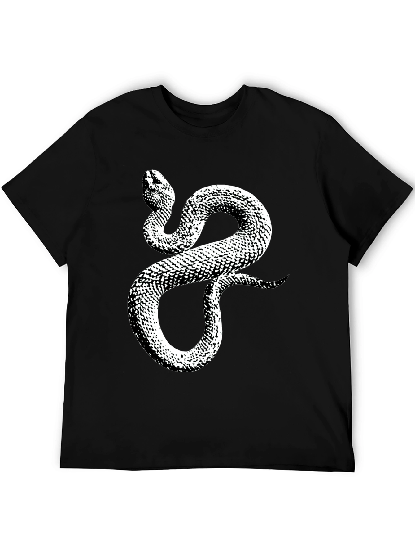 Black Snake Graphic Tee - Men's Black T-Shirt view 5