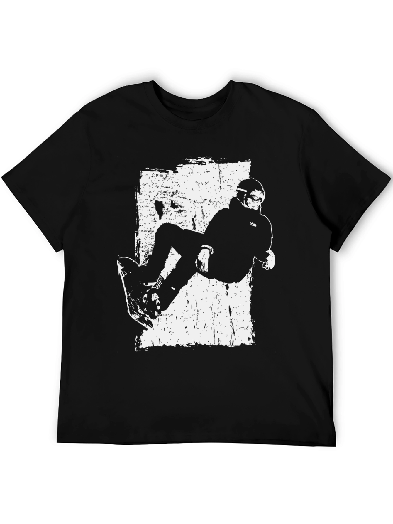 Black Skateboarder Graphic T-Shirt view 5