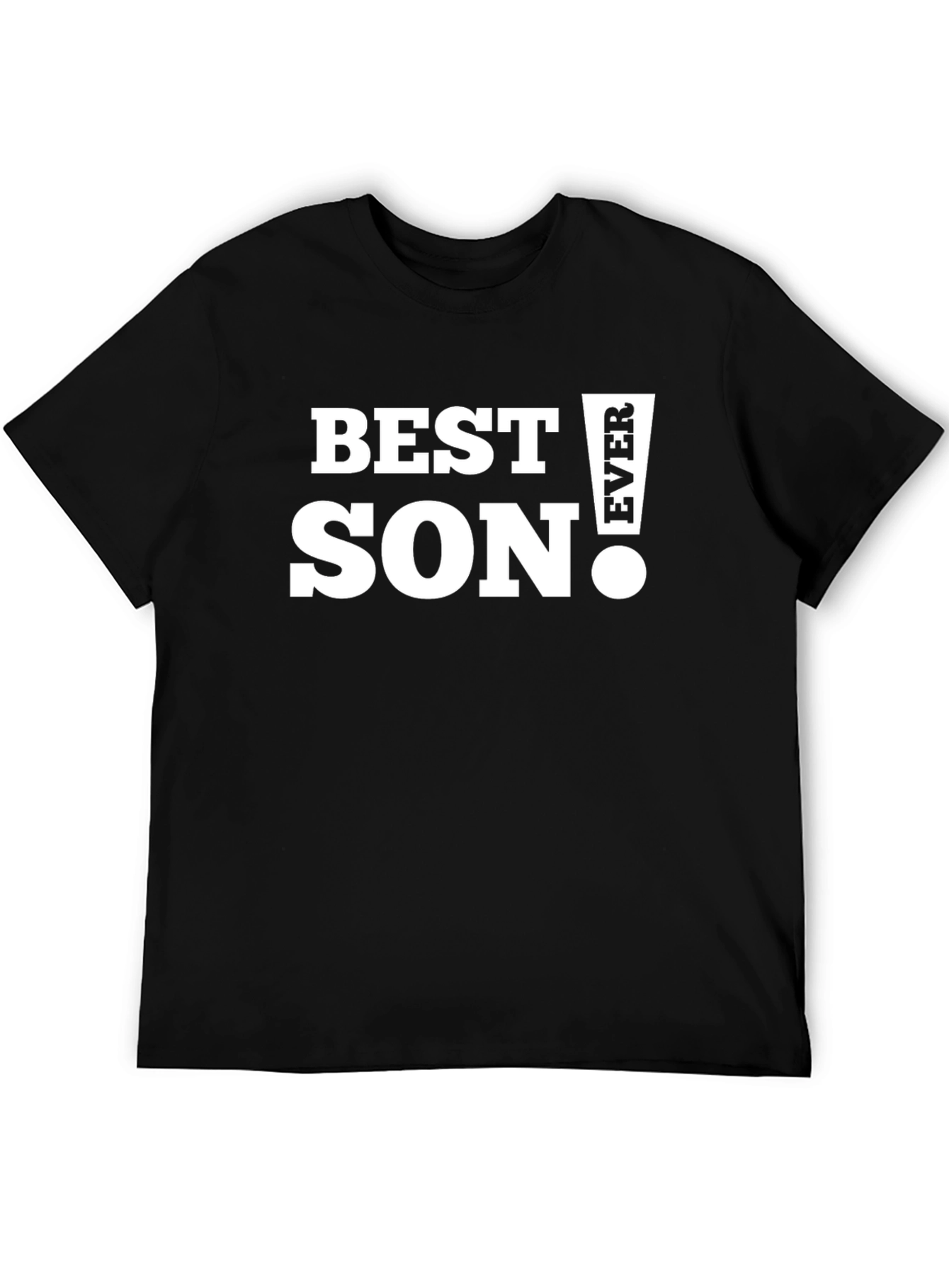Black Best Son Ever T-Shirt -  Black Graphic Tee view 5