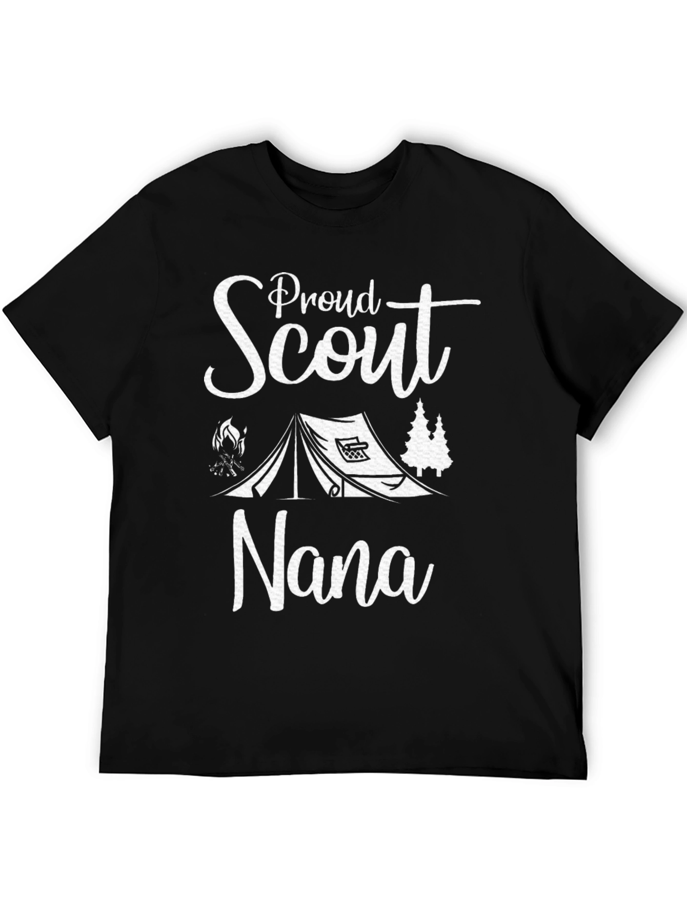Black Proud Scout Nana Graphic T-Shirt view 5