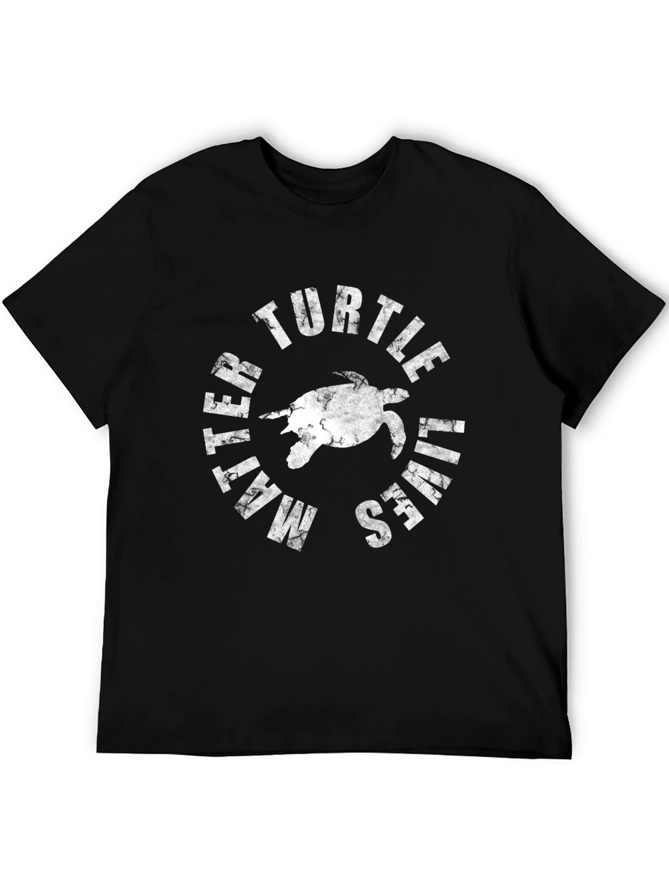 Black Turtle Lives Matter Graphic T-Shirt view 5