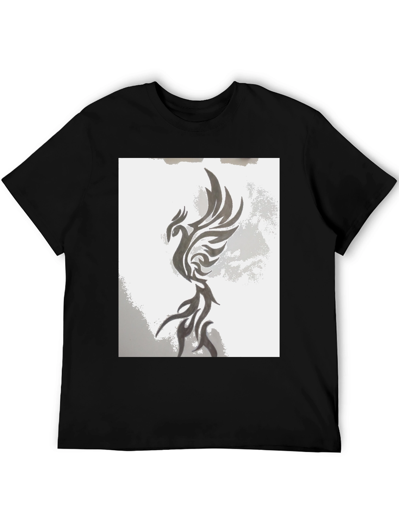 Black Phoenix Graphic Tee - Unique Design, Comfortable Fit view 5