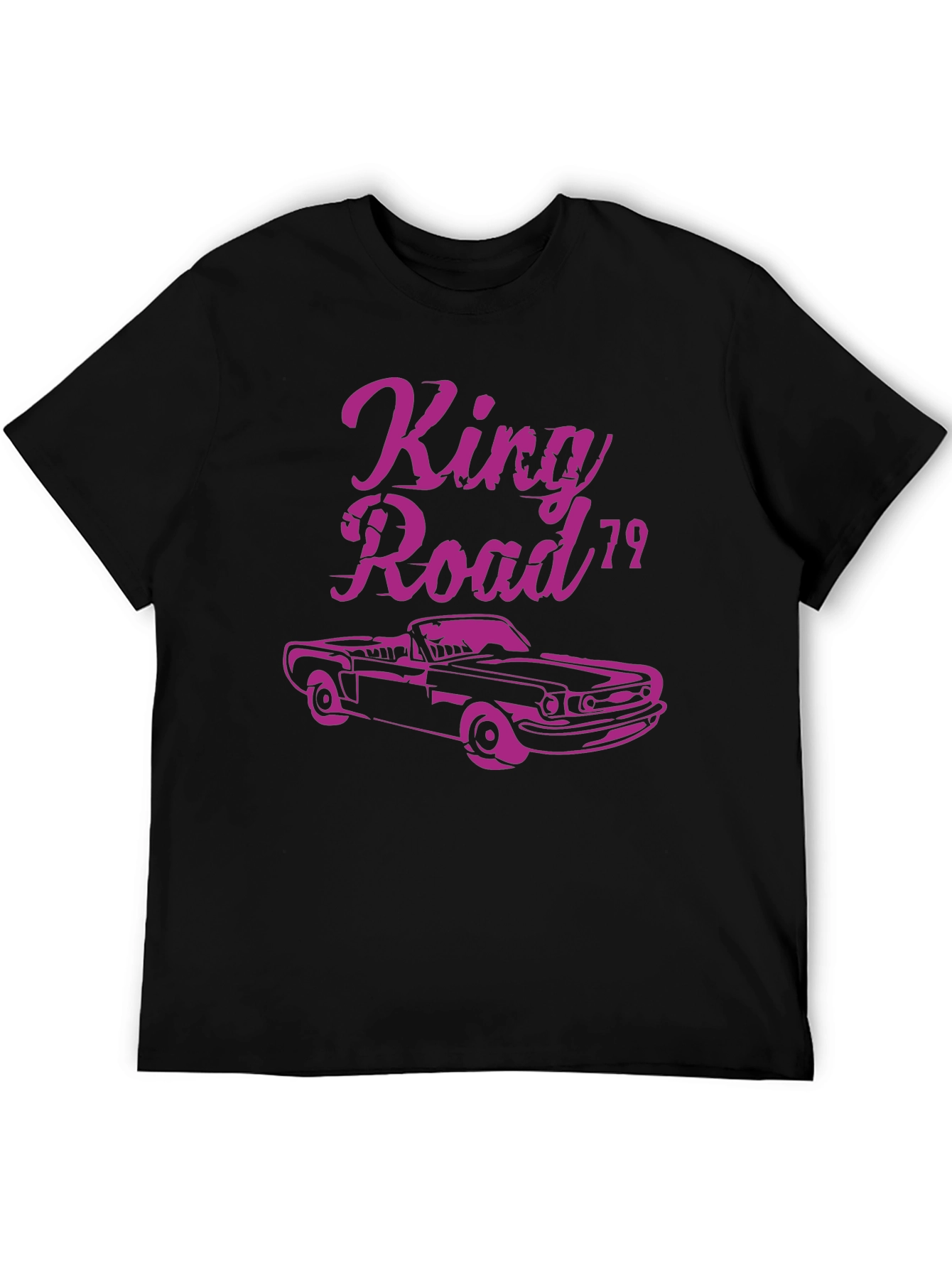 Black King Road '79 Car Graphic T-Shirt view 5