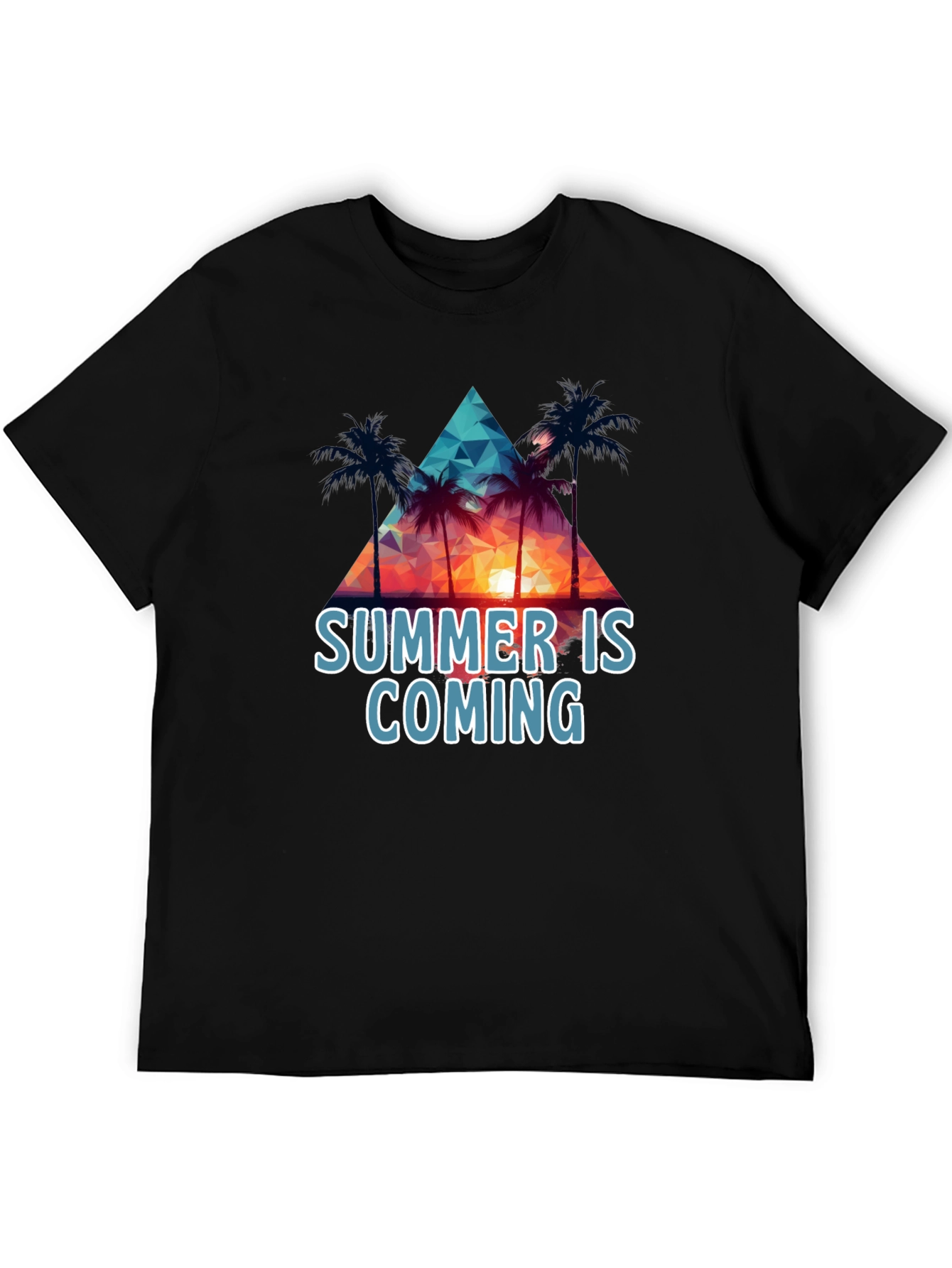 Black Summer Is Coming Black T-Shirt view 5