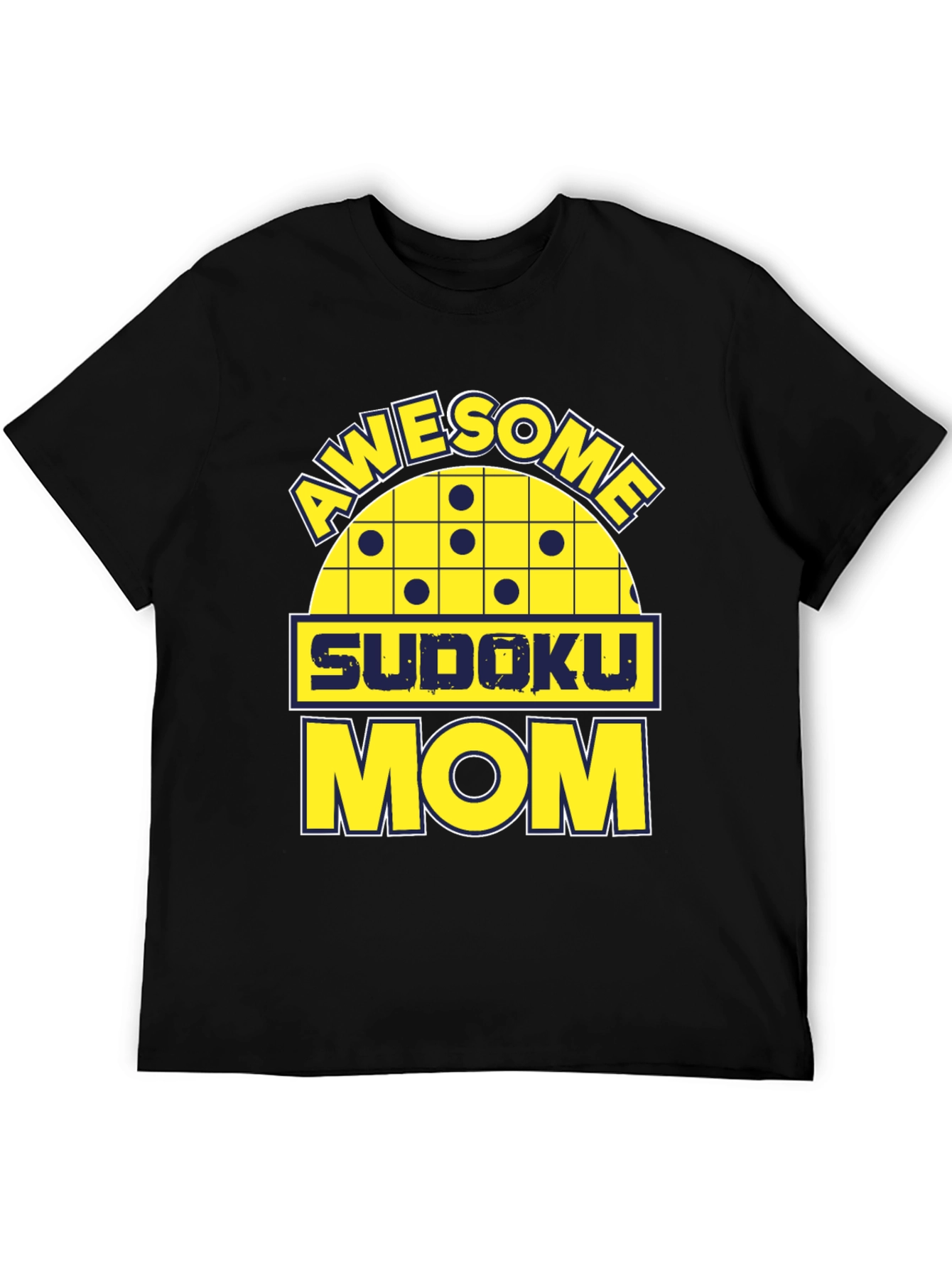 Awesome Sudoku Mom Graphic Tee Shirt - 5