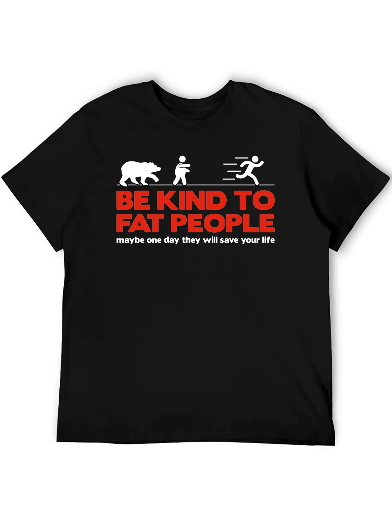 Black Humorous 'Be Kind' Graphic Tee view 5
