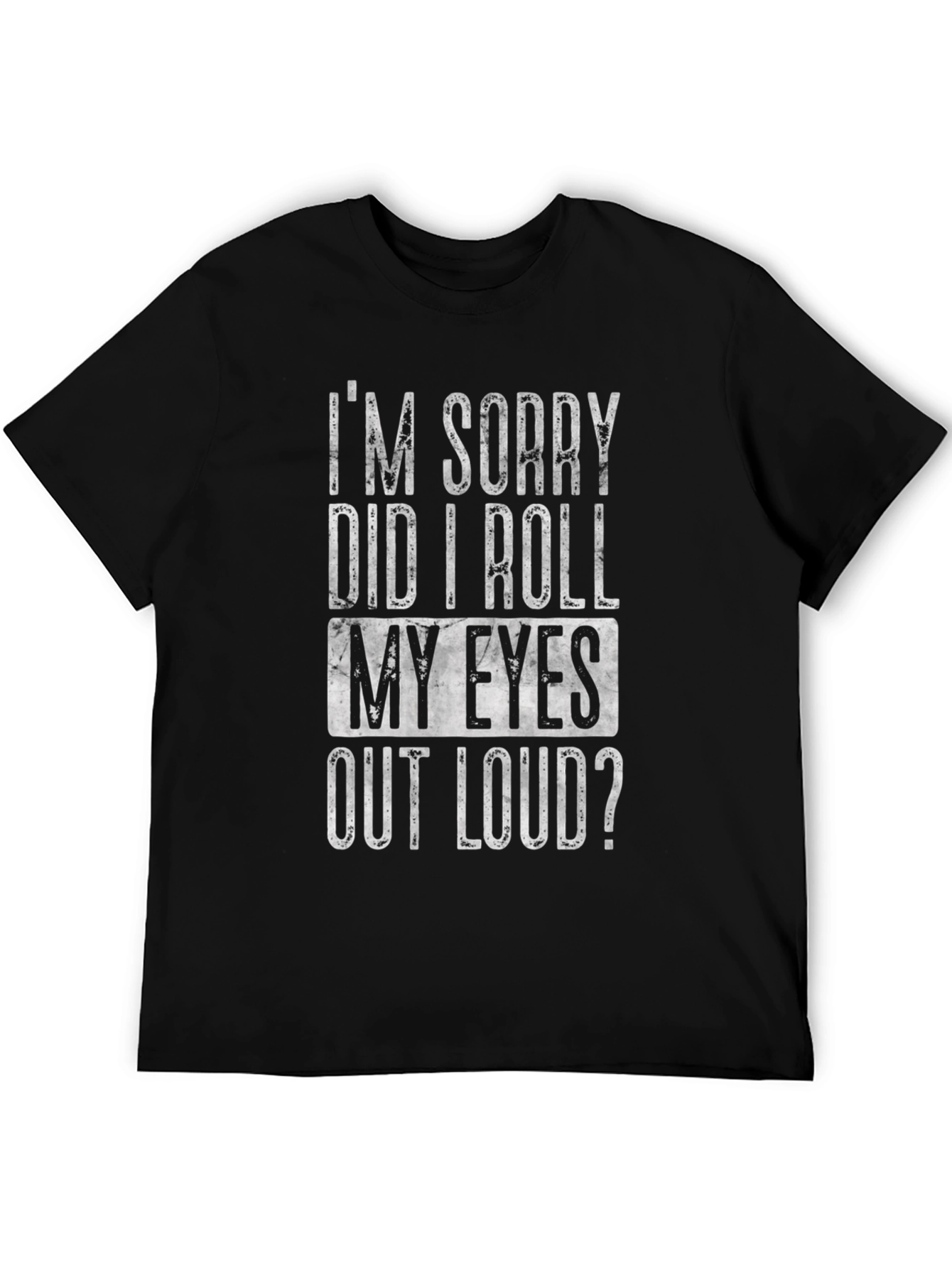 Black Funny Sarcastic Graphic T-Shirt view 5