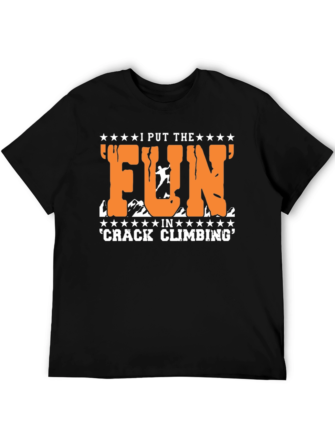 Crack Climbing Fun T-Shirt - Mountain Adventure Tee - 5
