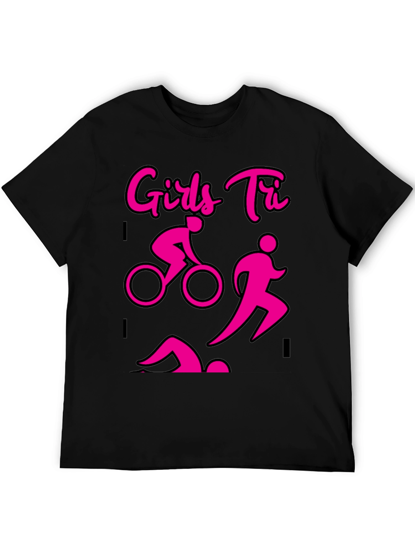 Girls Tri T-Shirt - Triathlon Design - 5