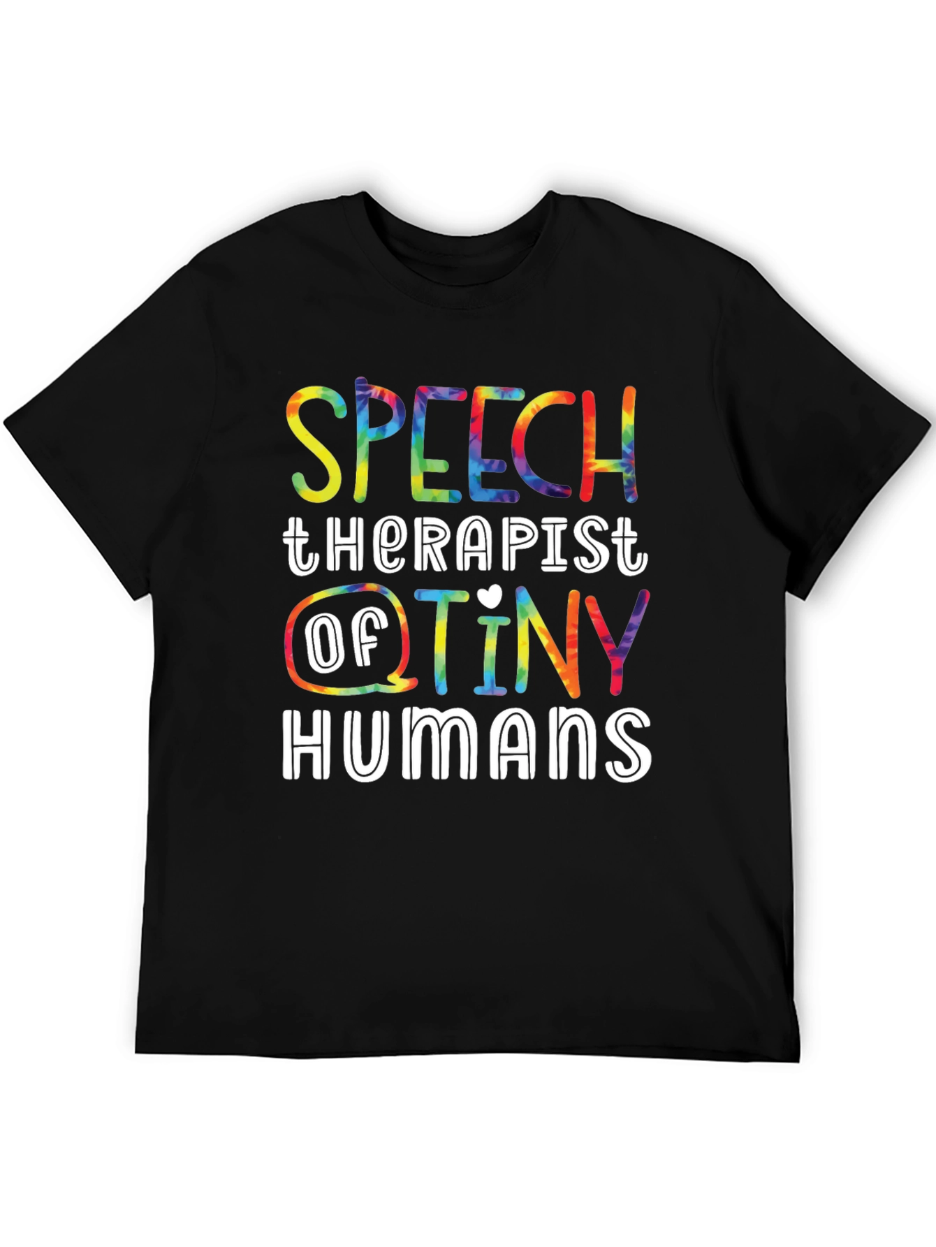 Black Speech Therapist Tiny Humans T-Shirt view 5