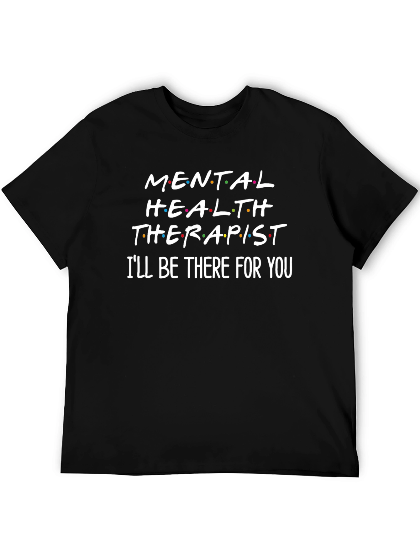 Black Mental Health Therapist Graphic Tee view 5