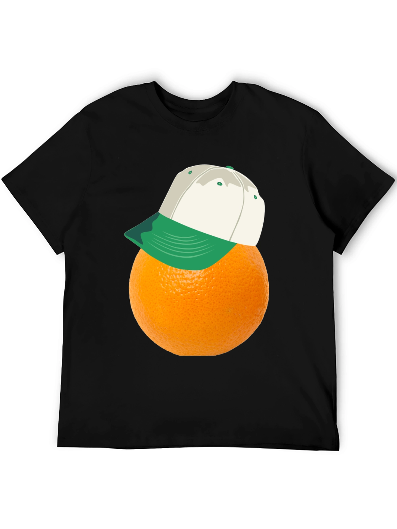 Black Orange You Glad It's Here? Funny T-Shirt view 5
