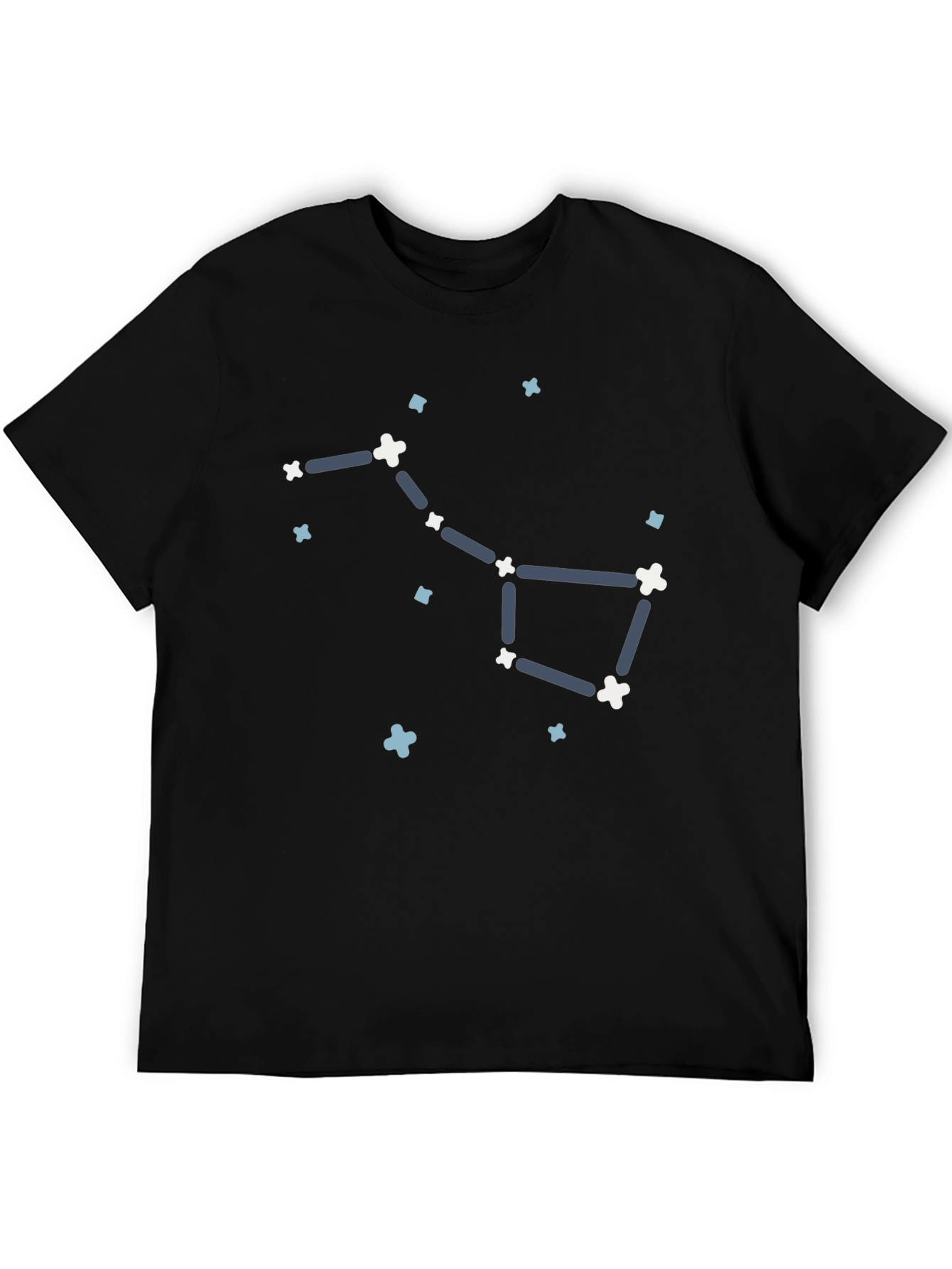 Black Ursa Major Constellation Graphic Tee view 5