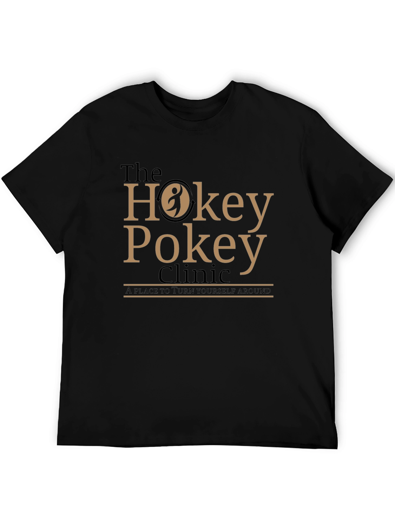 Black The Hokey Pokey Clinic T-Shirt - 'Turn Yourself Around' view 5