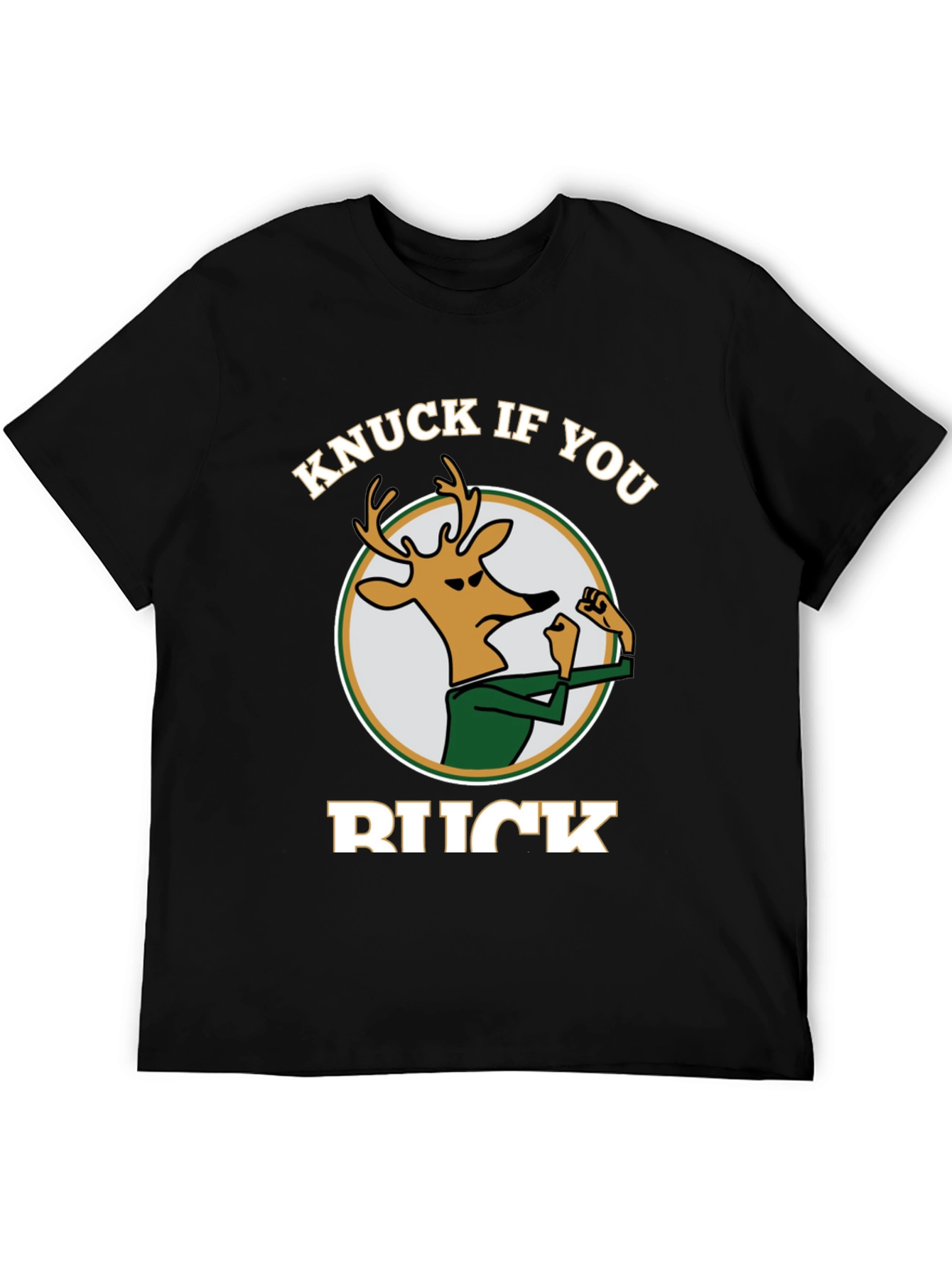 Black Knuck If You Buck Graphic Tee - Black Cotton view 5