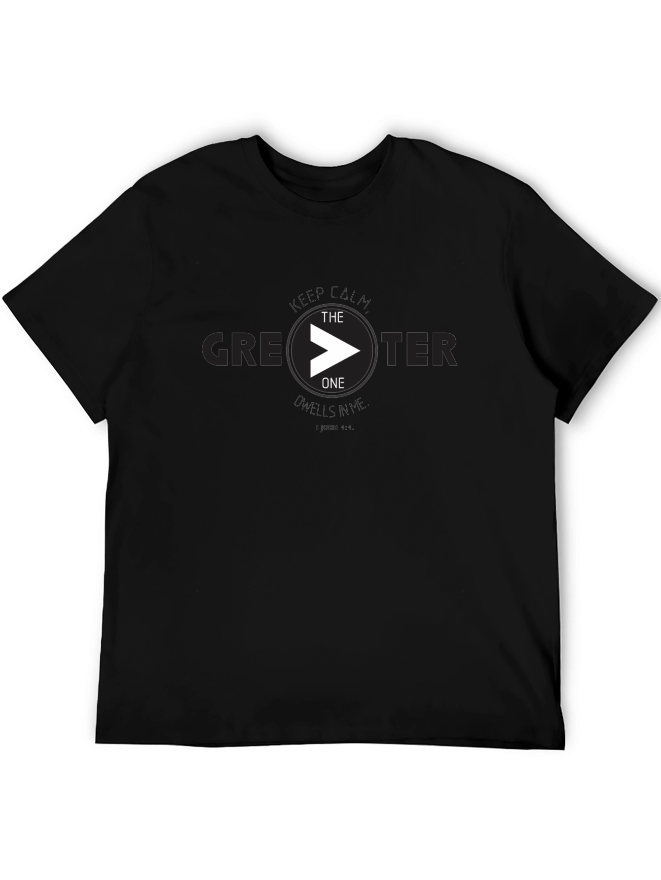 Black The Greater One Graphic Tee view 5
