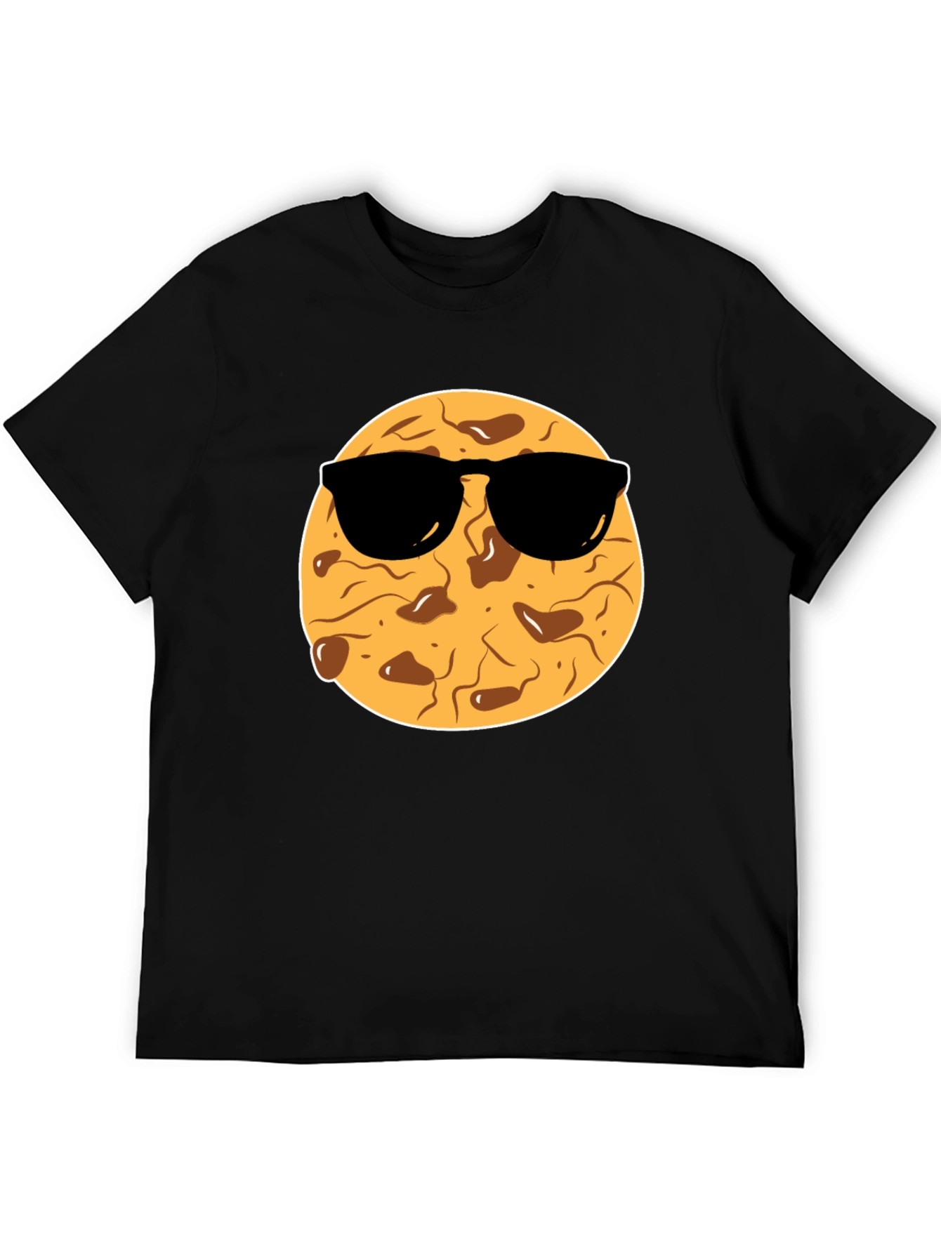 Black Cool Cookie Graphic Tee - Black T-Shirt view 5