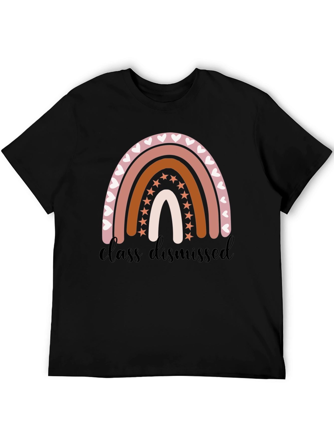 Black Class Dismissed Rainbow Graphic Tee view 5